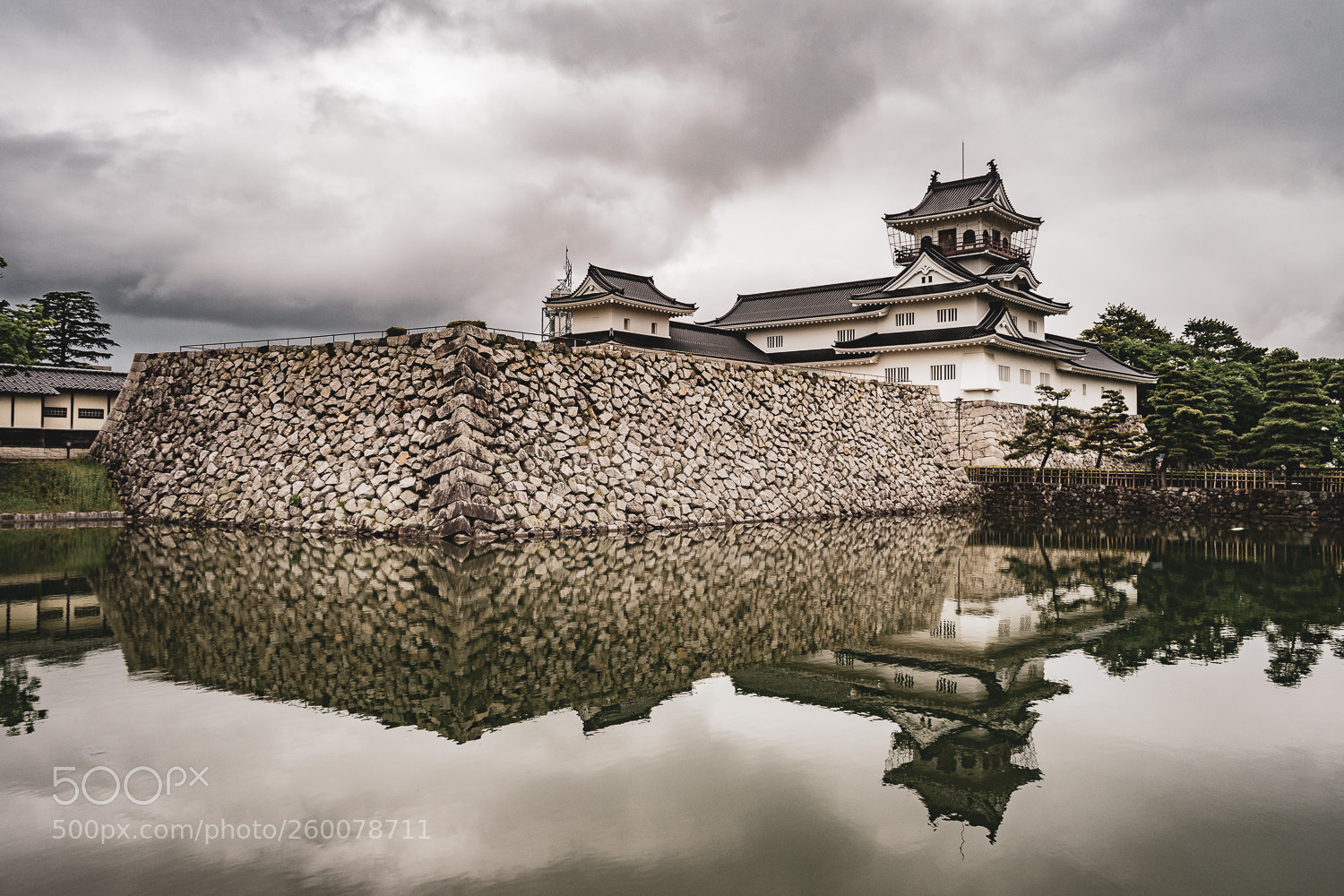 Sony a7 sample photo. Toyama castle photography