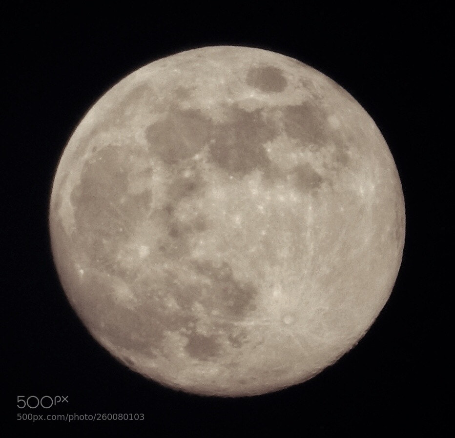 Nikon Coolpix S9900 sample photo. The full moon in photography