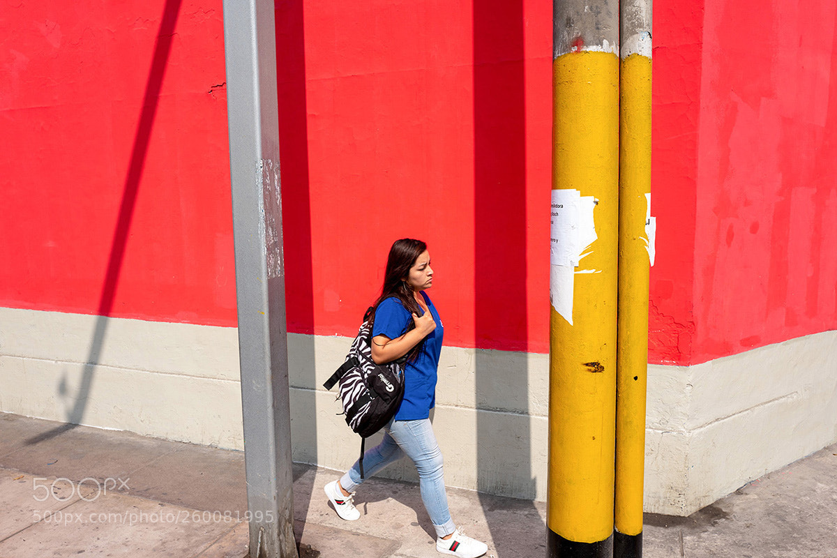 Leica Q (Typ 116) sample photo. Street corner colors photography