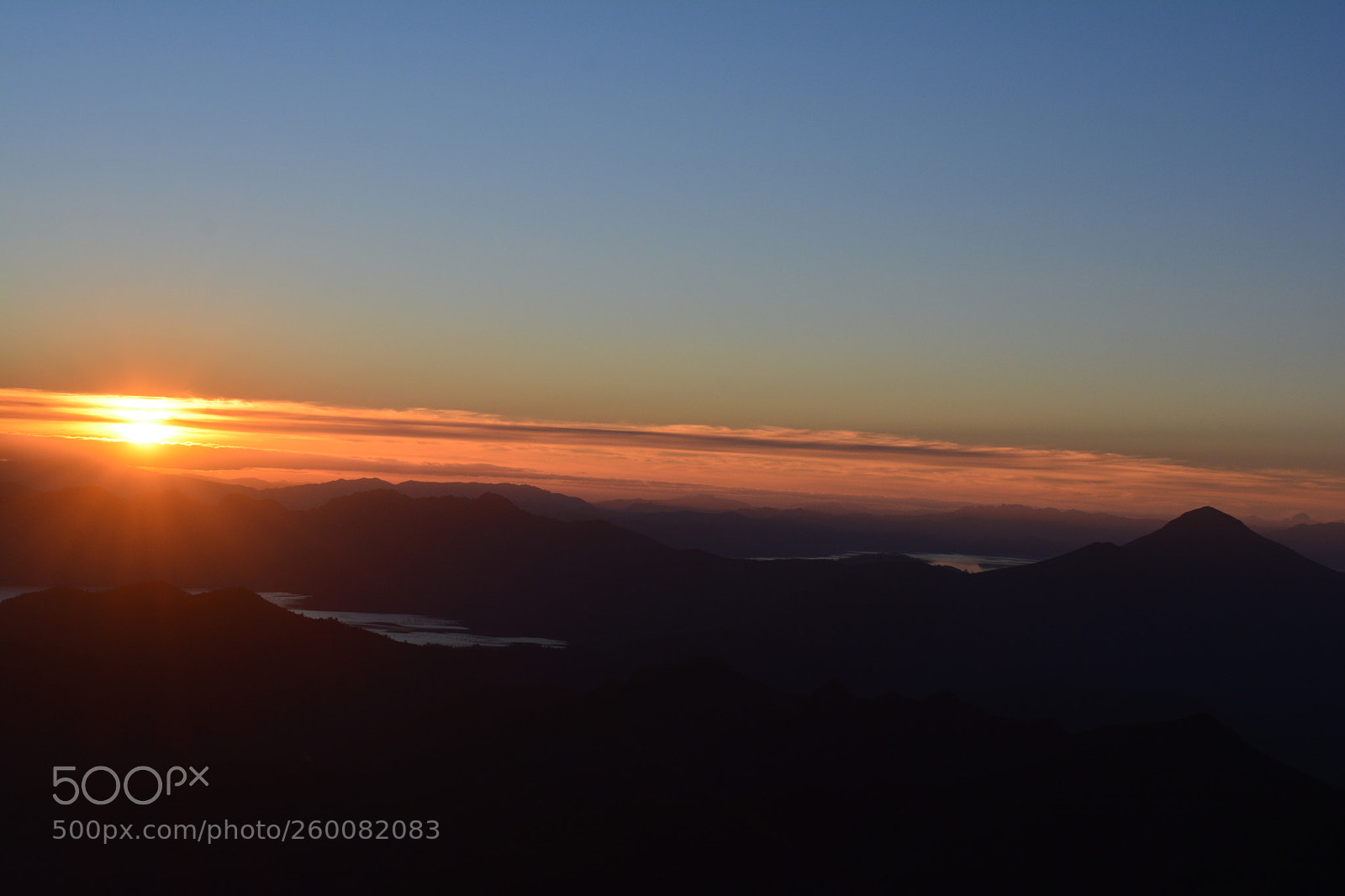 Nikon D5200 sample photo. Sunset in south-west tasmania photography