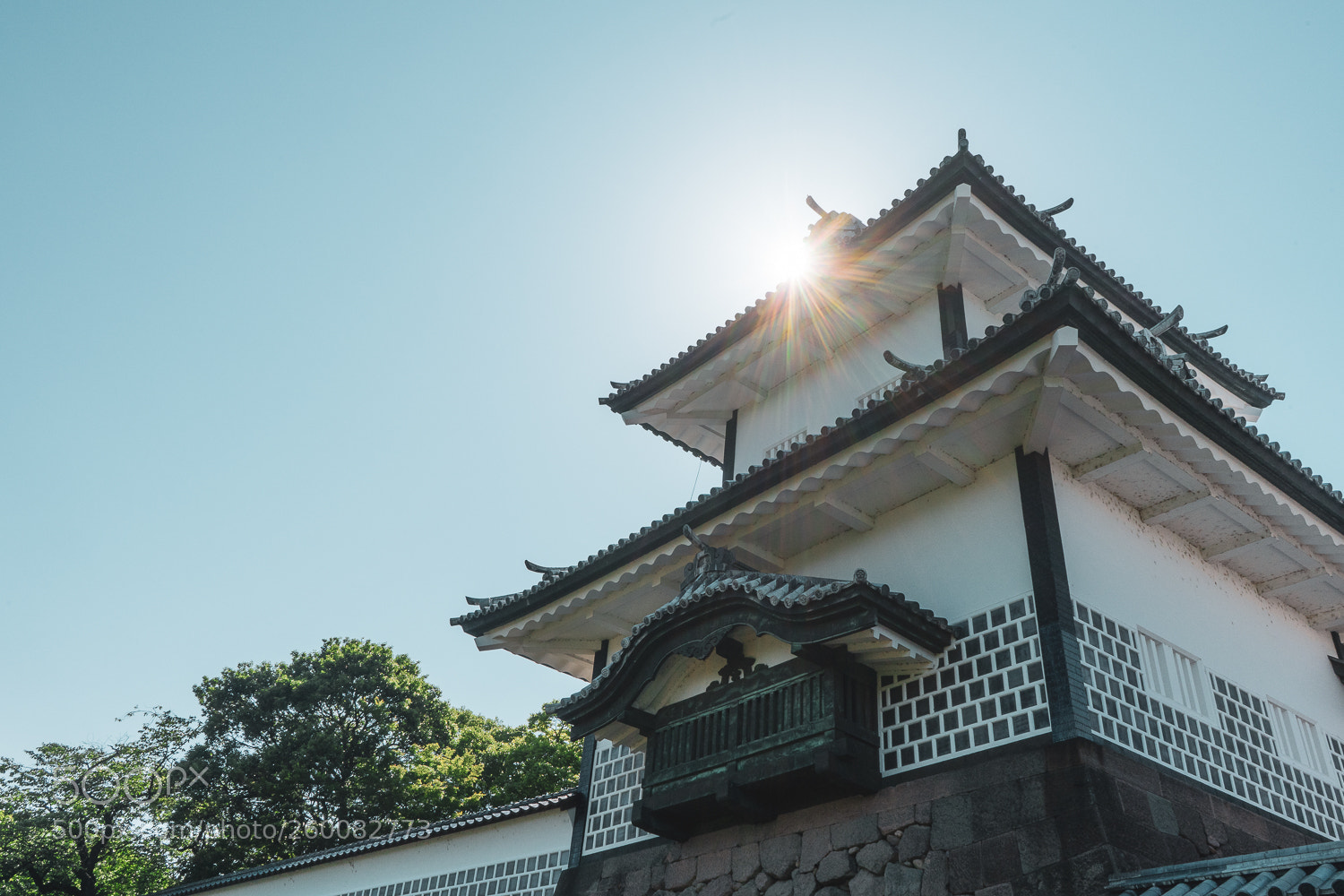 Sony a7 sample photo. Kanazawa castle photography