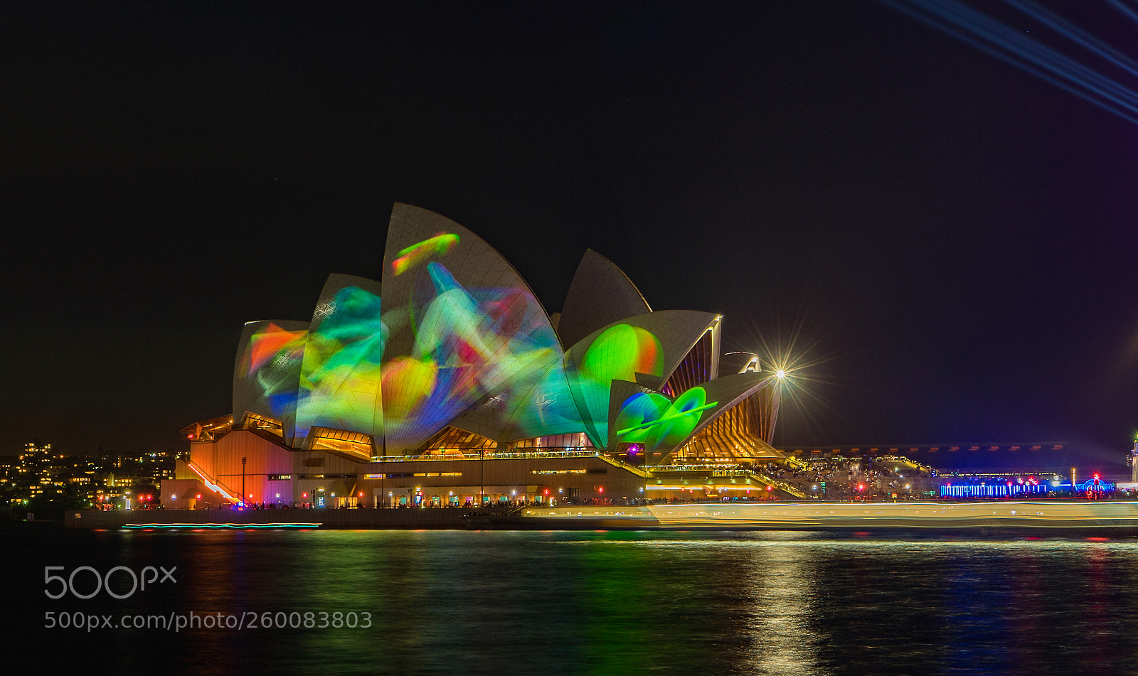 Sony a7 sample photo. Opera house at vivid photography