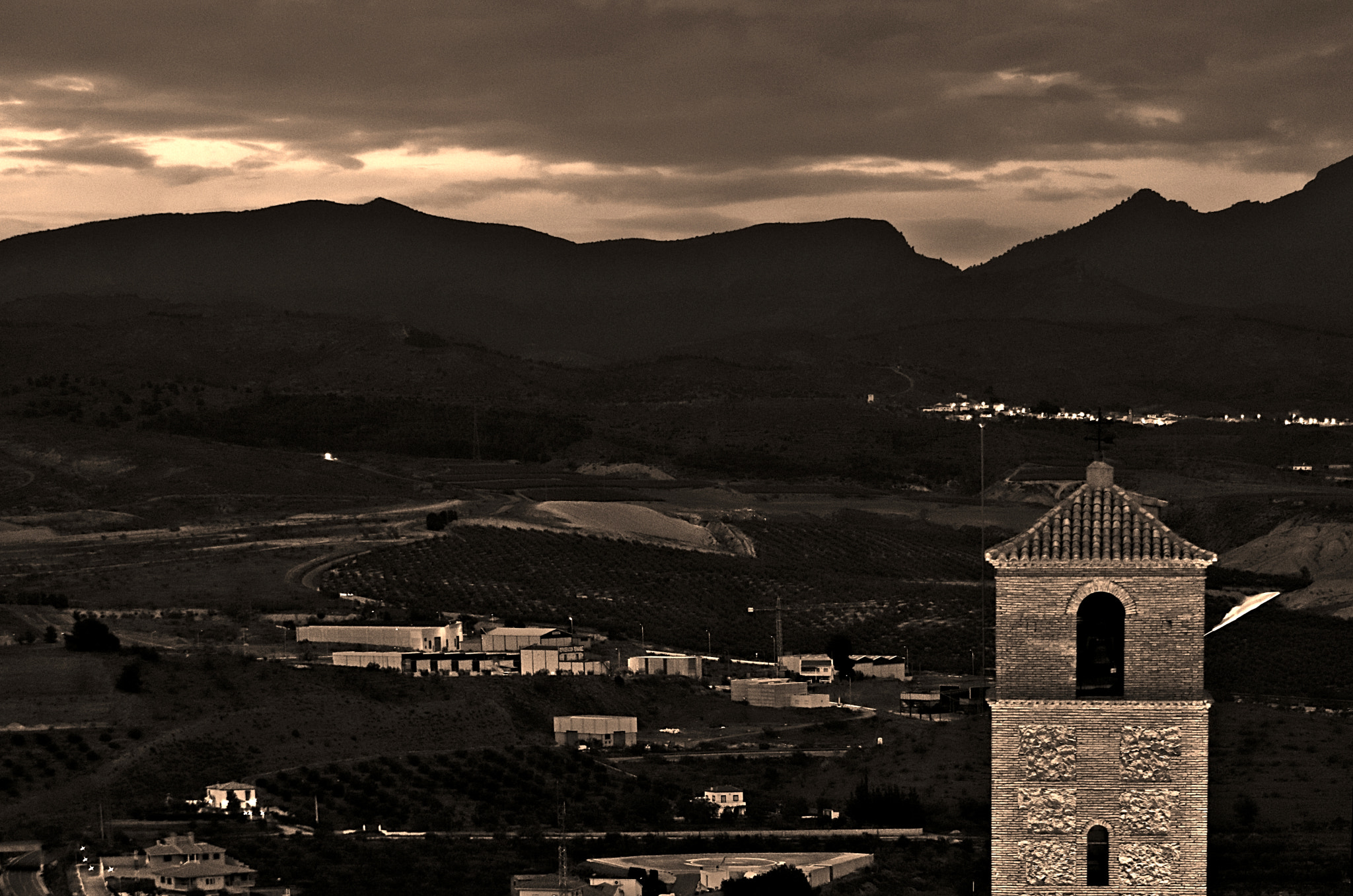 Canon EF 75-300mm f/4-5.6 USM sample photo. Campanario en serón photography
