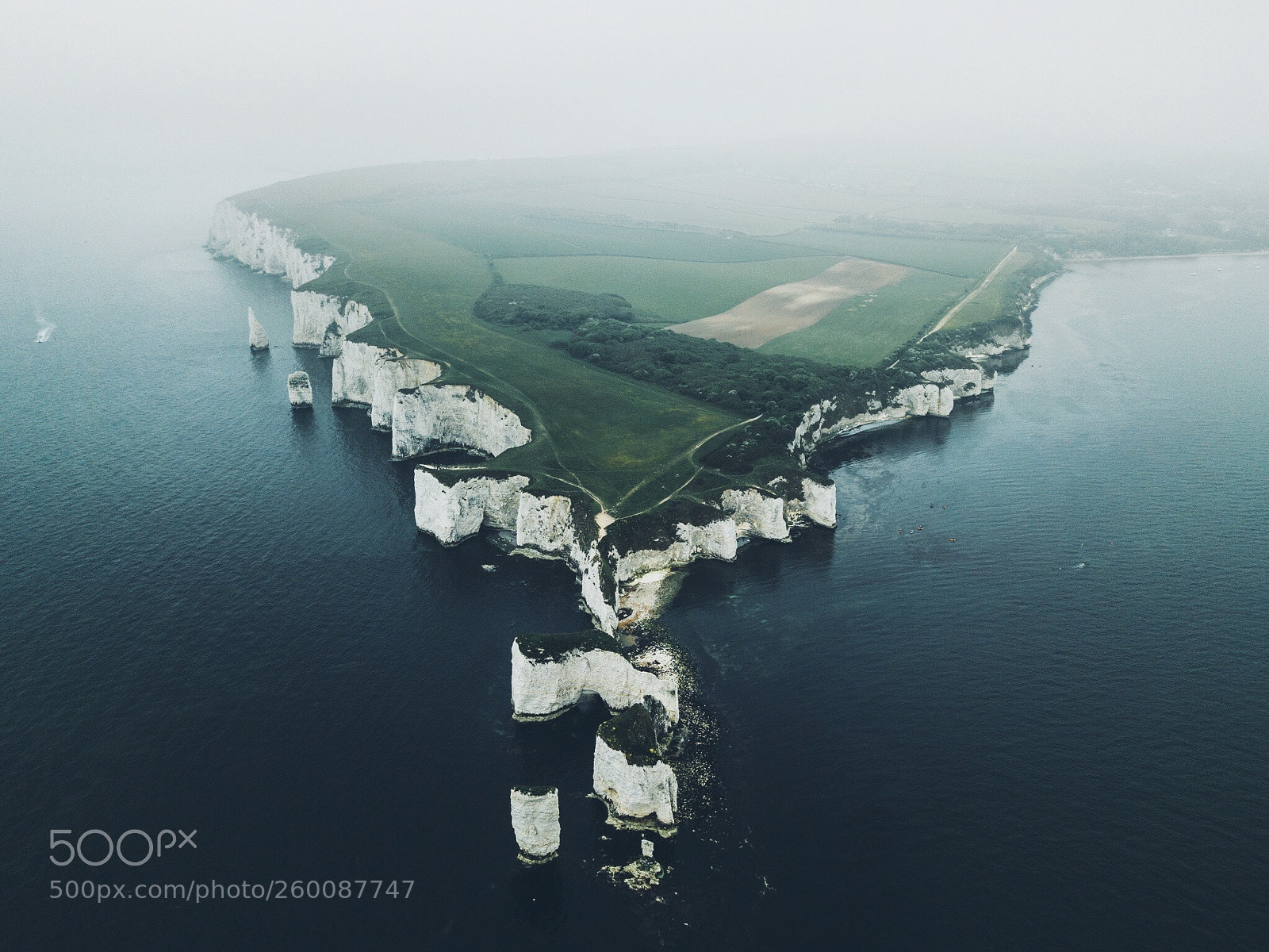 DJI FC220 sample photo. Old harry rocks  photography