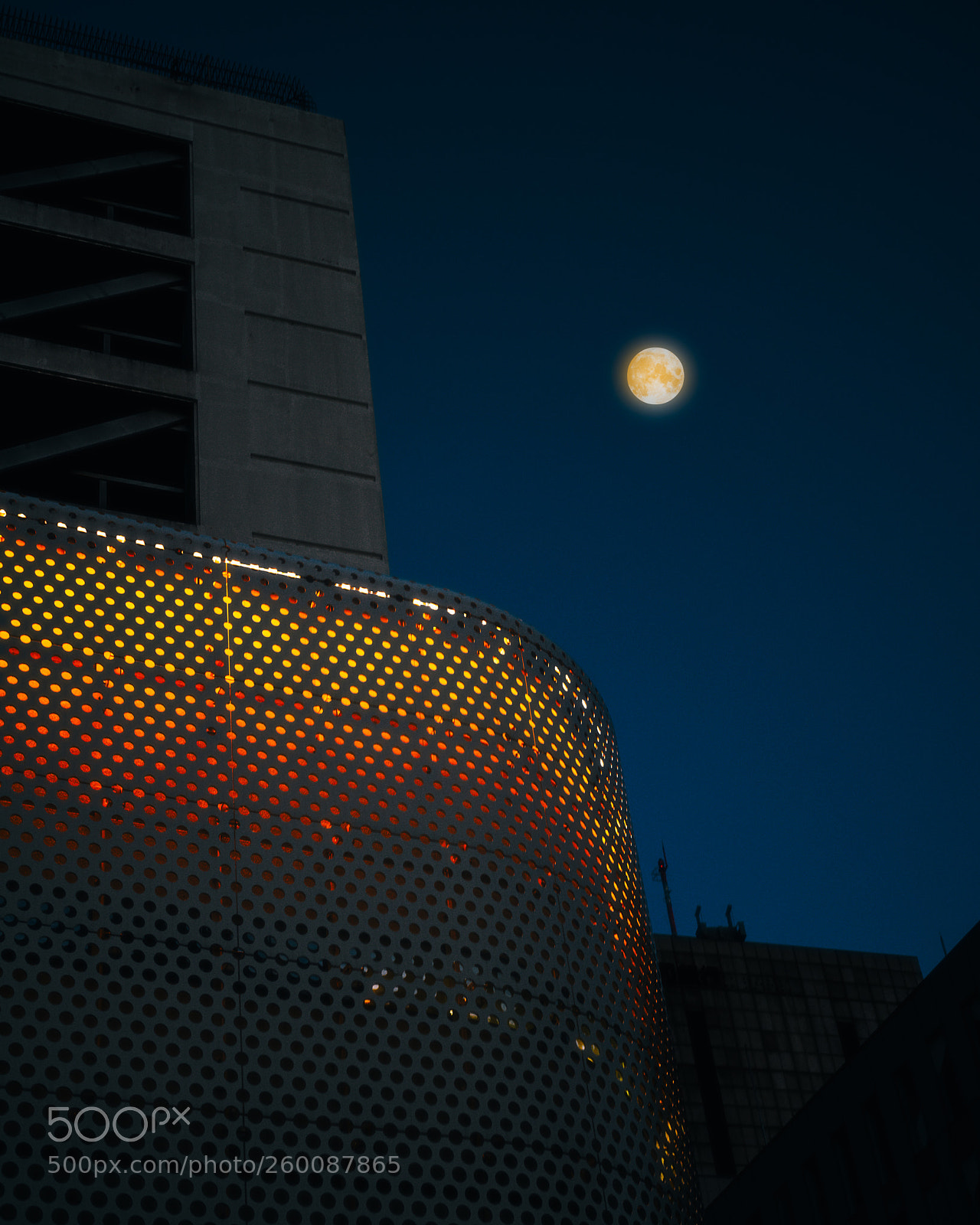 Sony a7R III sample photo. Artsmaebashi and the moon photography