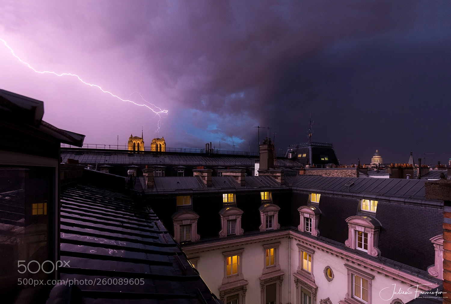 Canon EOS 5D Mark IV sample photo. Notre-dame des orages, paris photography