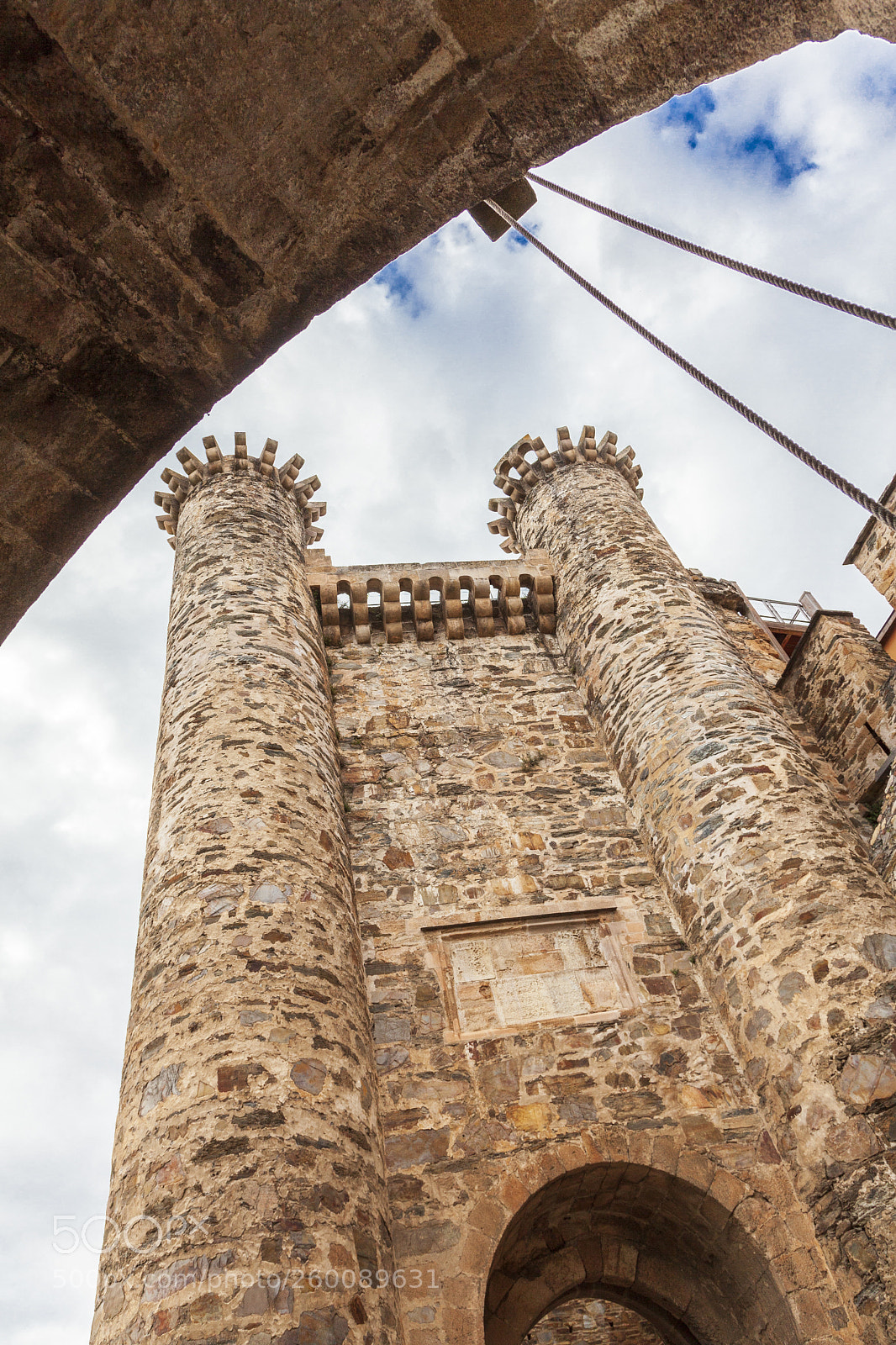 Canon EOS 5D Mark II sample photo. Ponferrada´s templar caastle photography