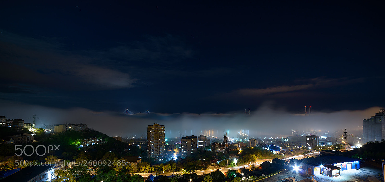 Nikon D800 sample photo. Fog and city. photography
