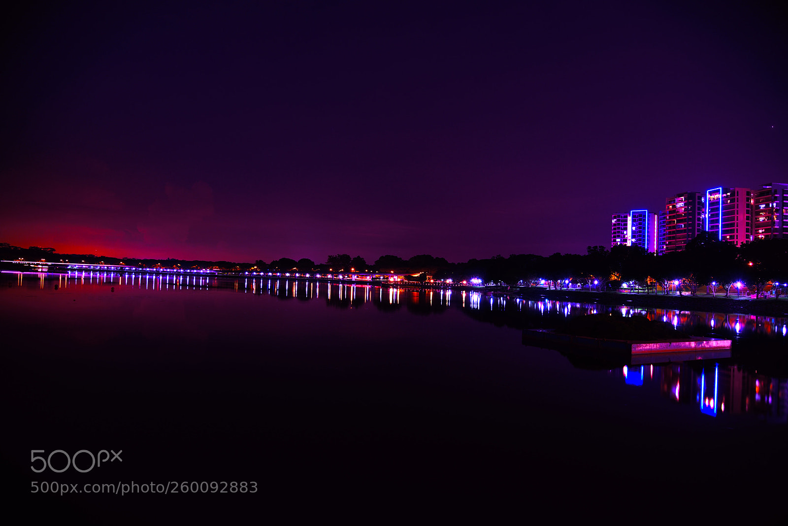 Nikon AF-S Nikkor 24-120mm F4G ED VR sample photo. Night view of lower photography