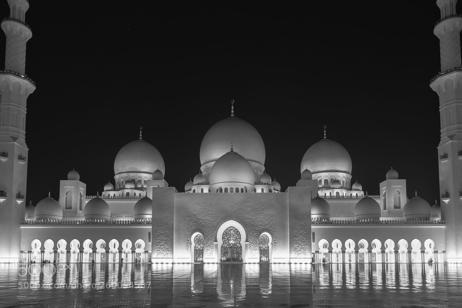 Nikon D750 sample photo. Sheikh zayed mosque front photography