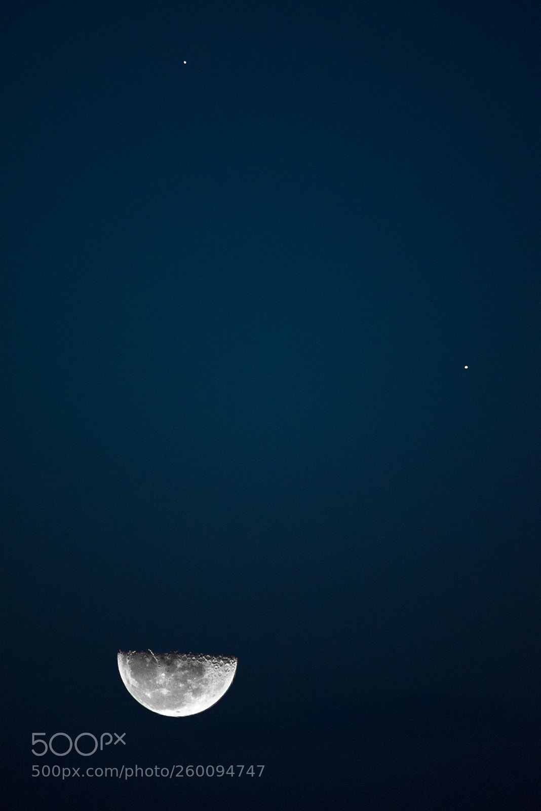 Nikon D750 sample photo. Moon, venus and mars photography