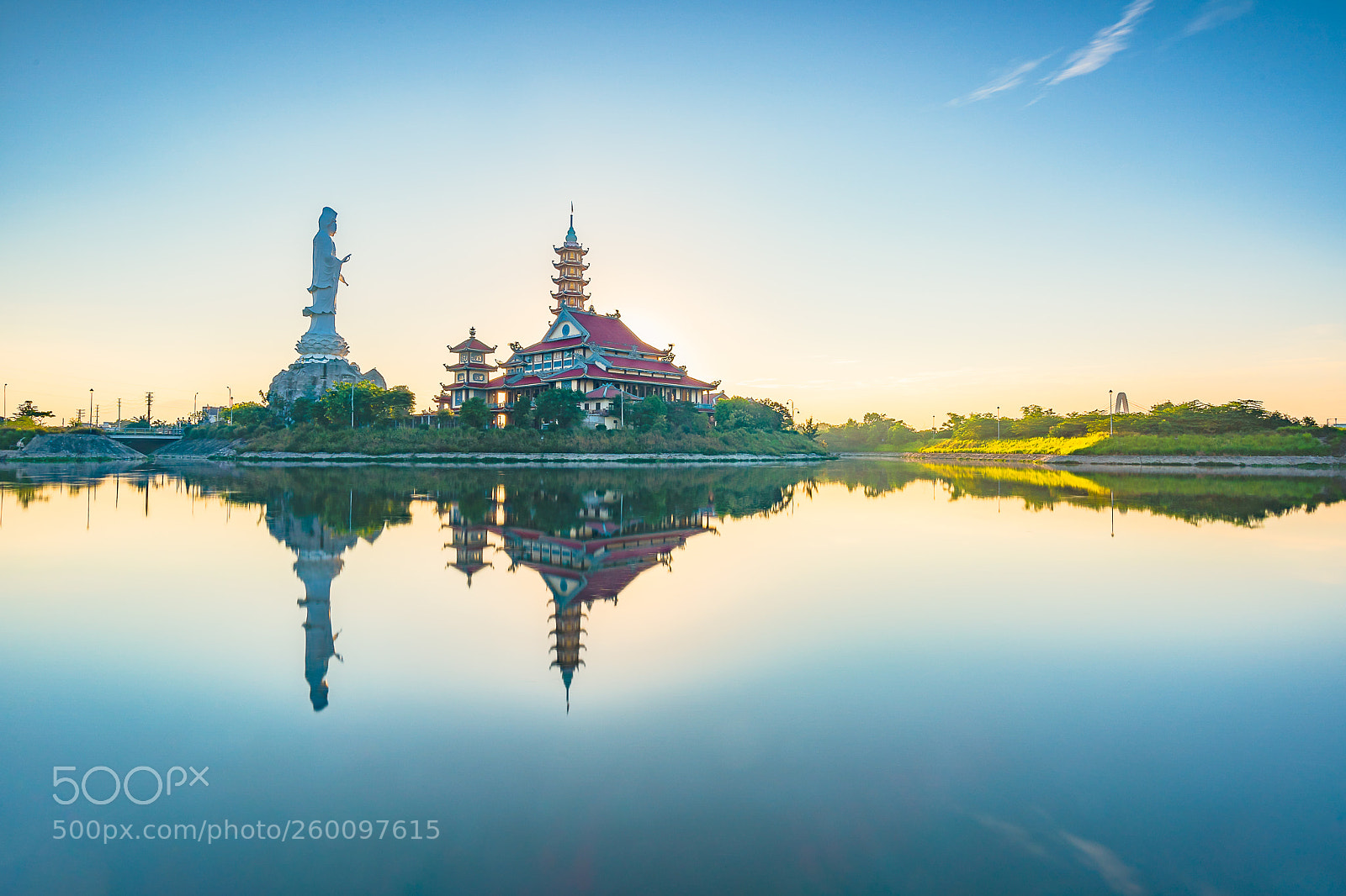 Sony a7 III sample photo. Pagoda at dawn photography