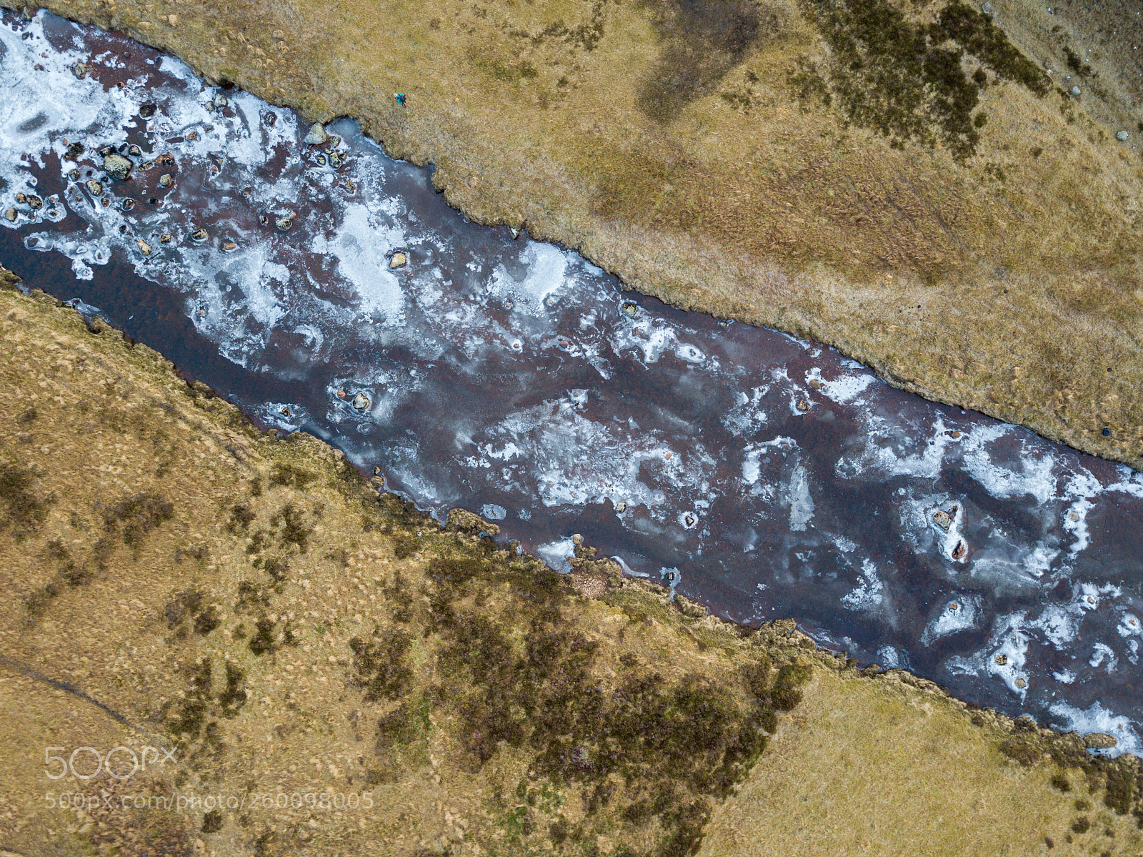 DJI FC220 sample photo. River etive from above photography