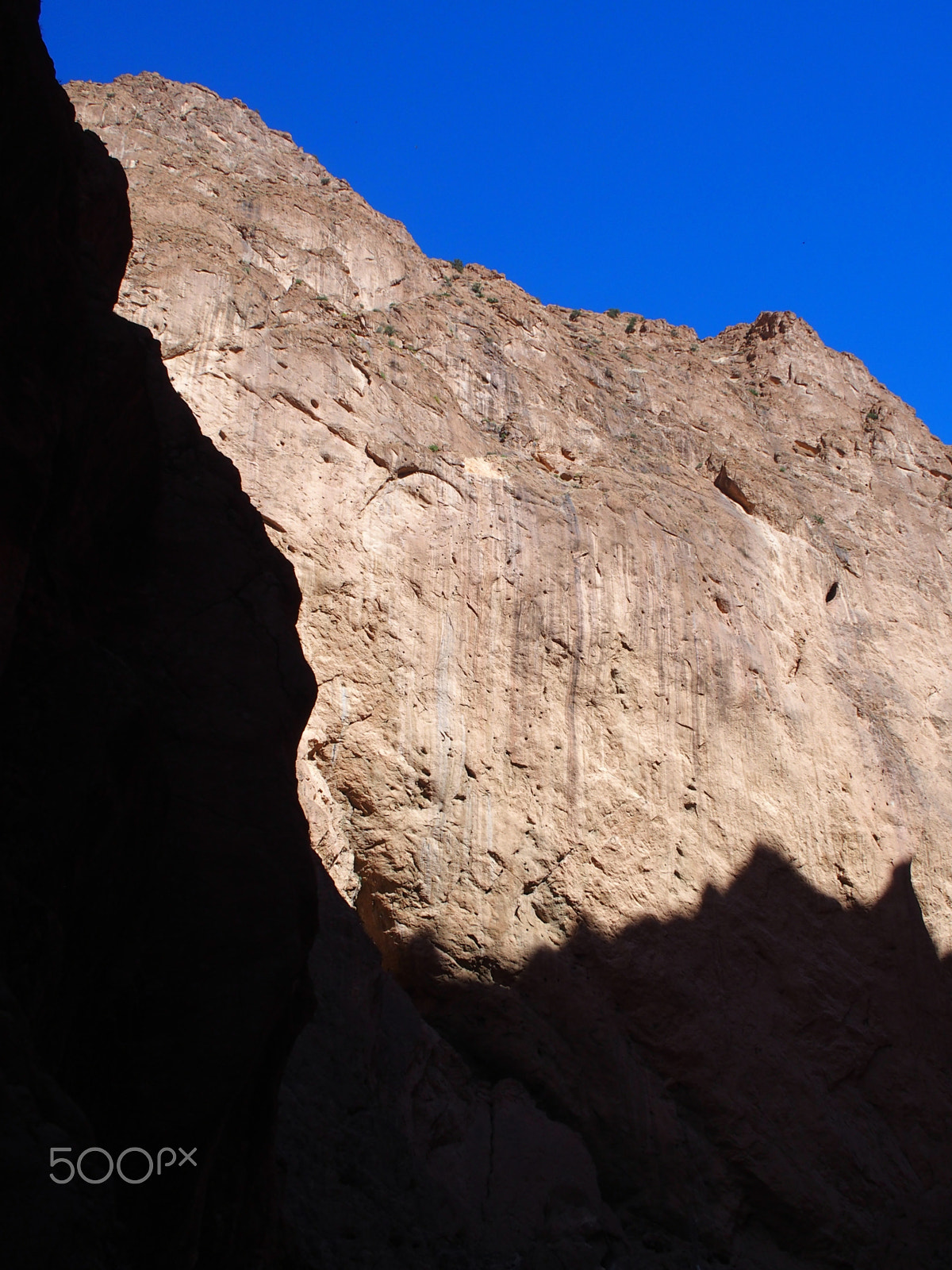 Olympus STYLUS1,1s sample photo. Awesome rocky slope of todgha gorge canyon landscape in morocco at high atlas mountains range at... photography