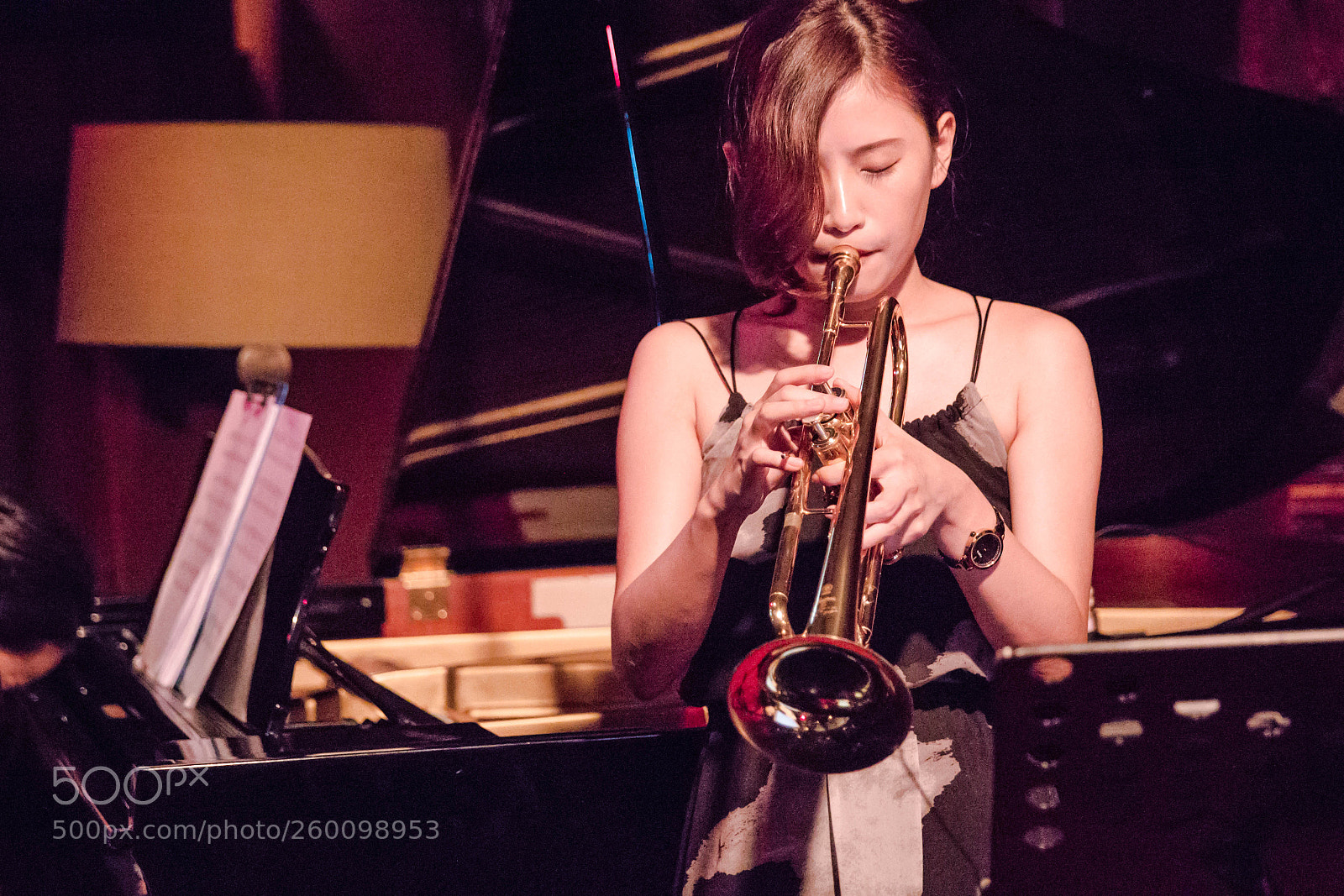 Canon EOS 600D (Rebel EOS T3i / EOS Kiss X5) sample photo. Chloe the trumpeter photography