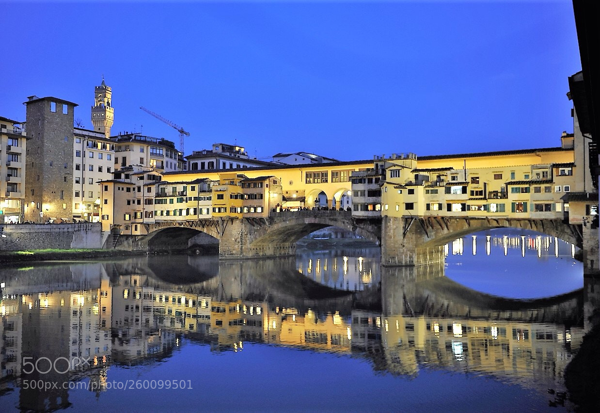 Nikon D700 sample photo. Ponte vecchio photography