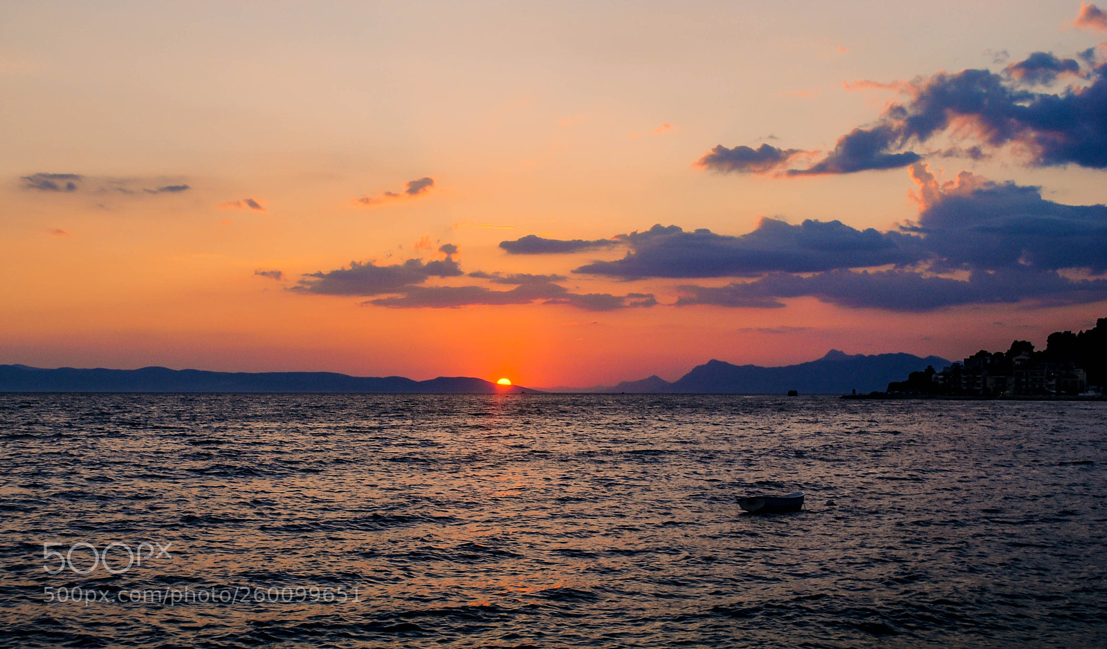 Nikon D3000 sample photo. Sunset in croatia! photography