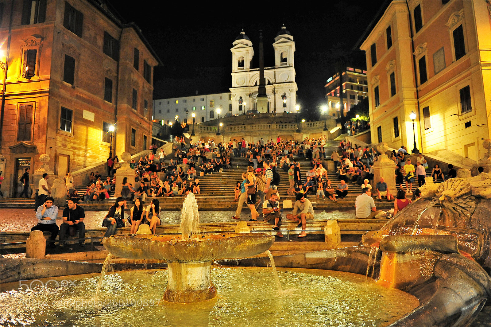 Nikon D700 sample photo. Scalinata trinità dei monti photography