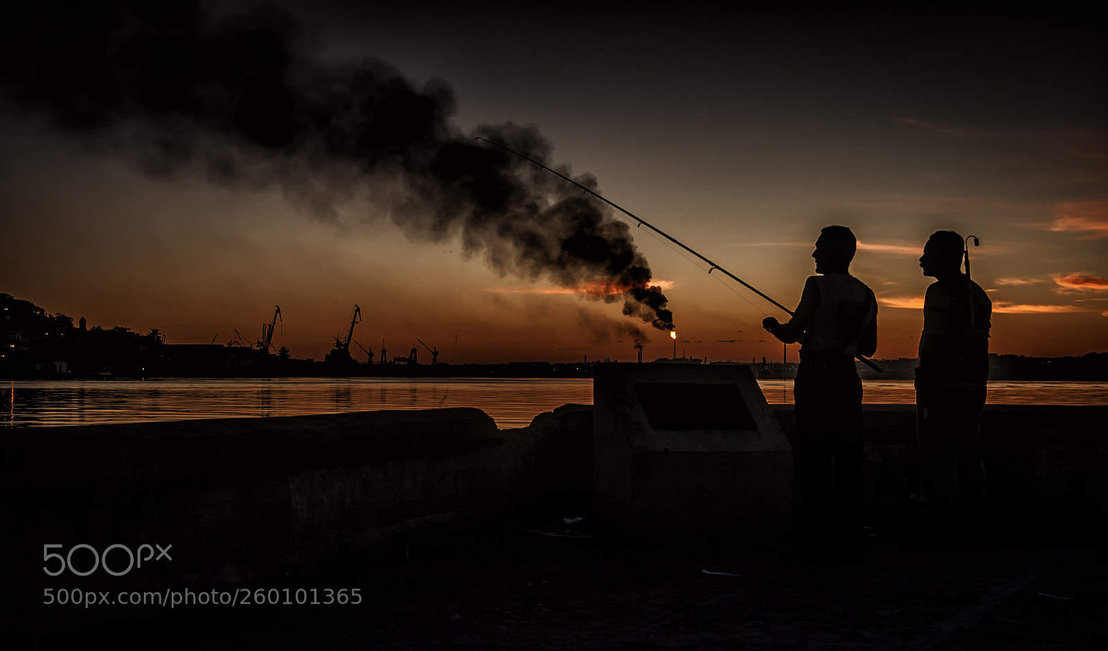 Nikon D70 sample photo. Morning fishing, havana bay photography
