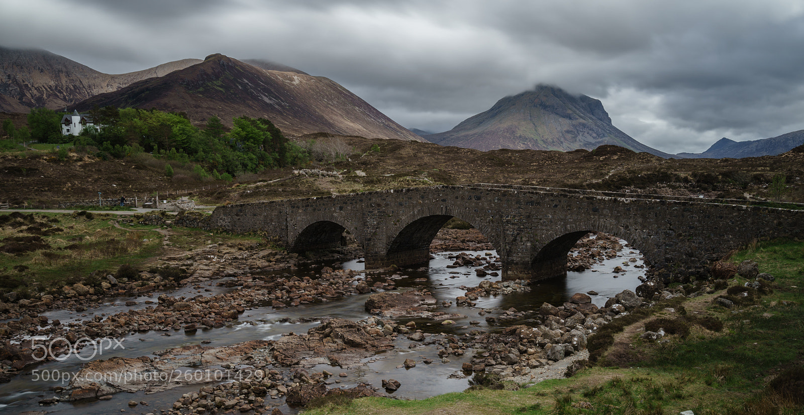 Sony a7 II sample photo. Sligachan bridge photography