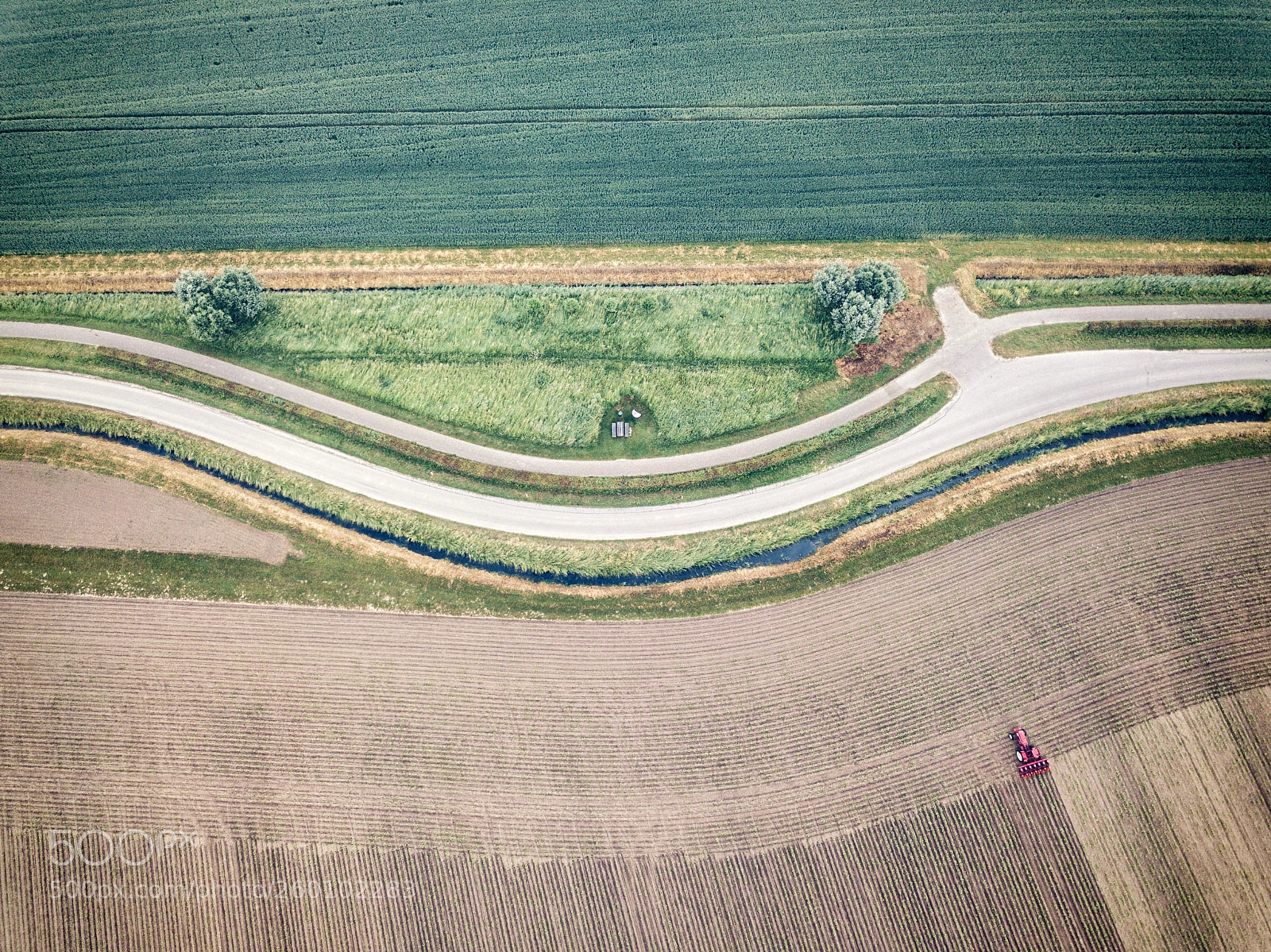 DJI FC220 sample photo. Lines and curves photography