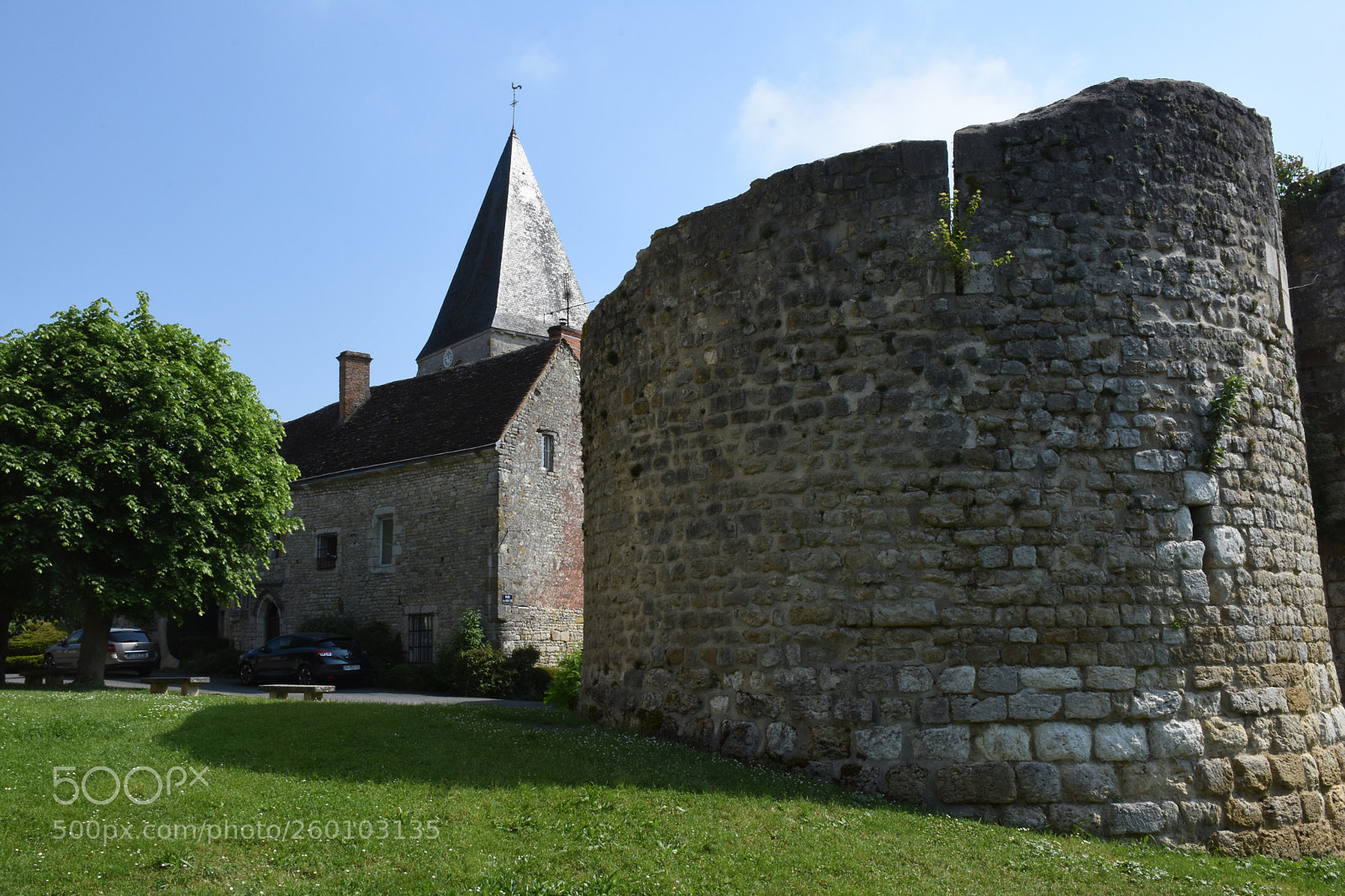 Nikon D7200 sample photo. Yèvre-le-chatel castle buildings photography