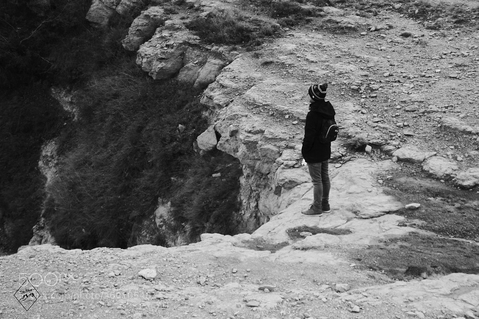Canon EOS 7D sample photo. B&w mountains photography