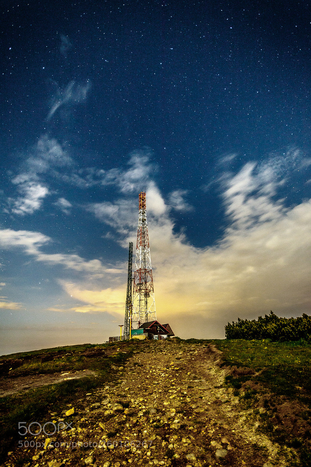 Canon EOS 7D Mark II sample photo. Night on the hill photography
