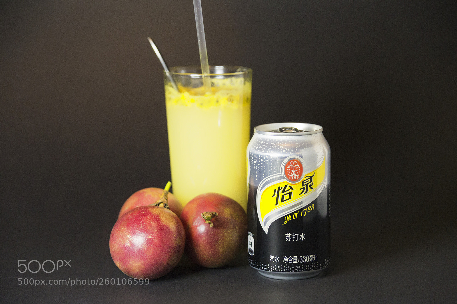 Canon EOS 6D sample photo. 怡泉（schweppes）&passion fruit photography