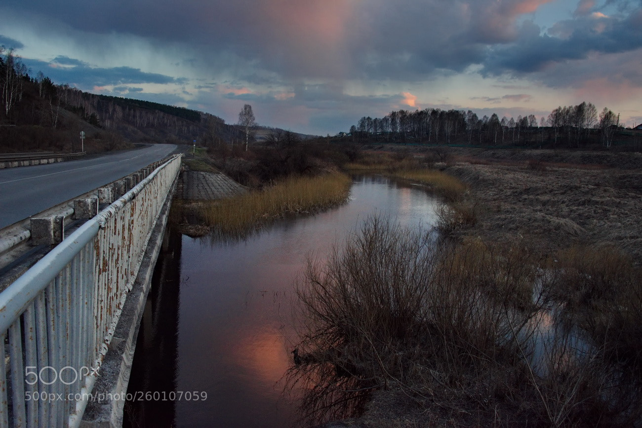 Nikon D750 sample photo. Russia. fiery sunset on photography