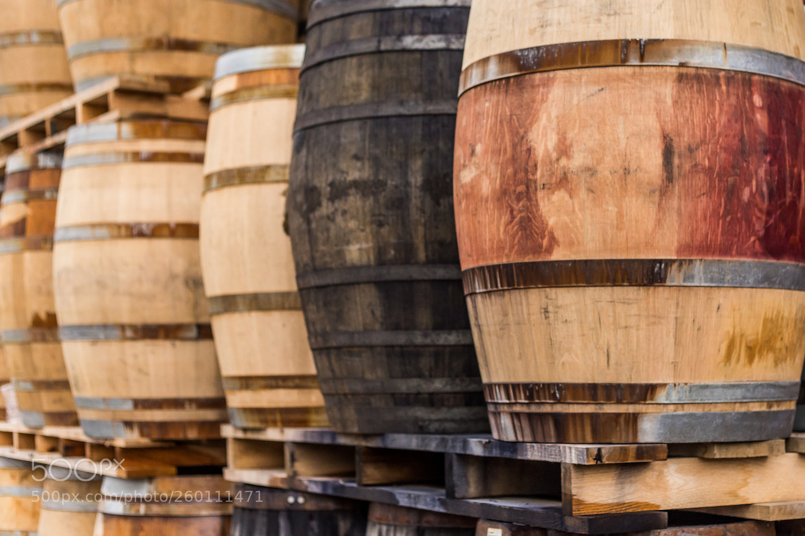 Canon EOS 6D sample photo. Whiskey barrels photography
