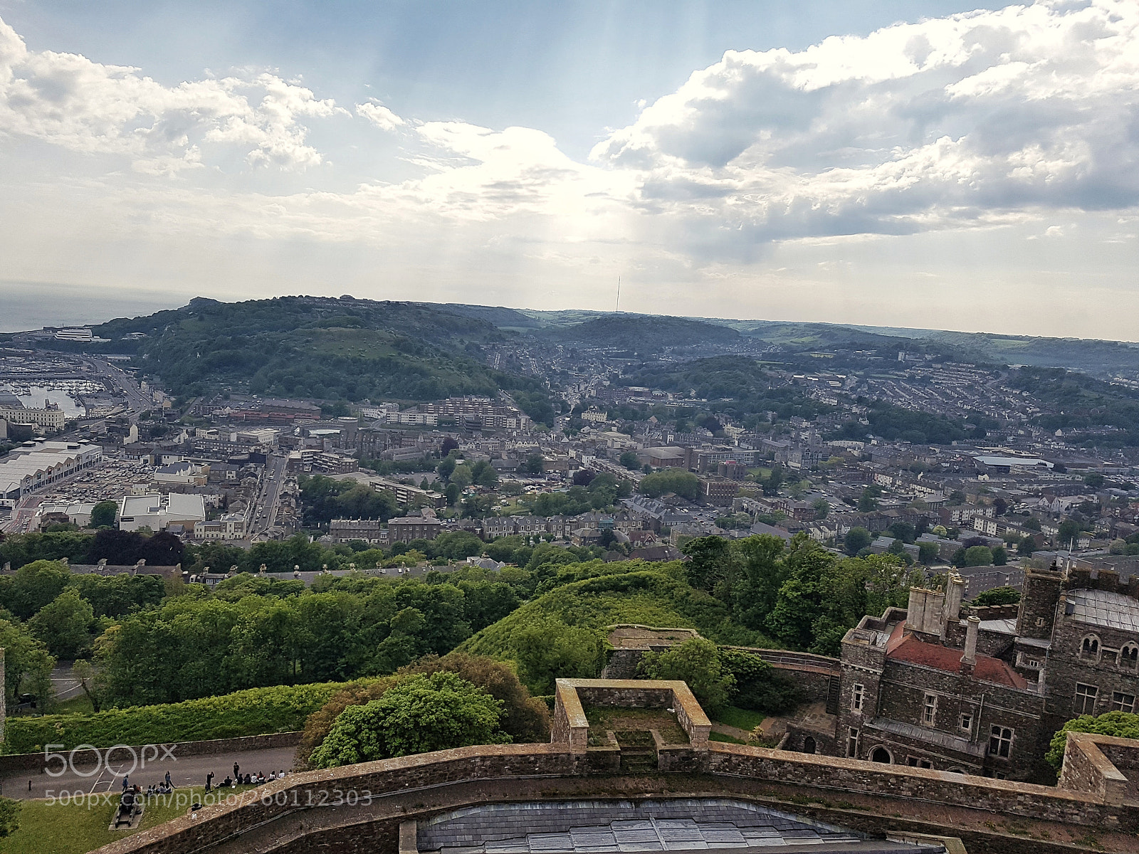 Samsung Galaxy S7 sample photo. View from dover castle photography