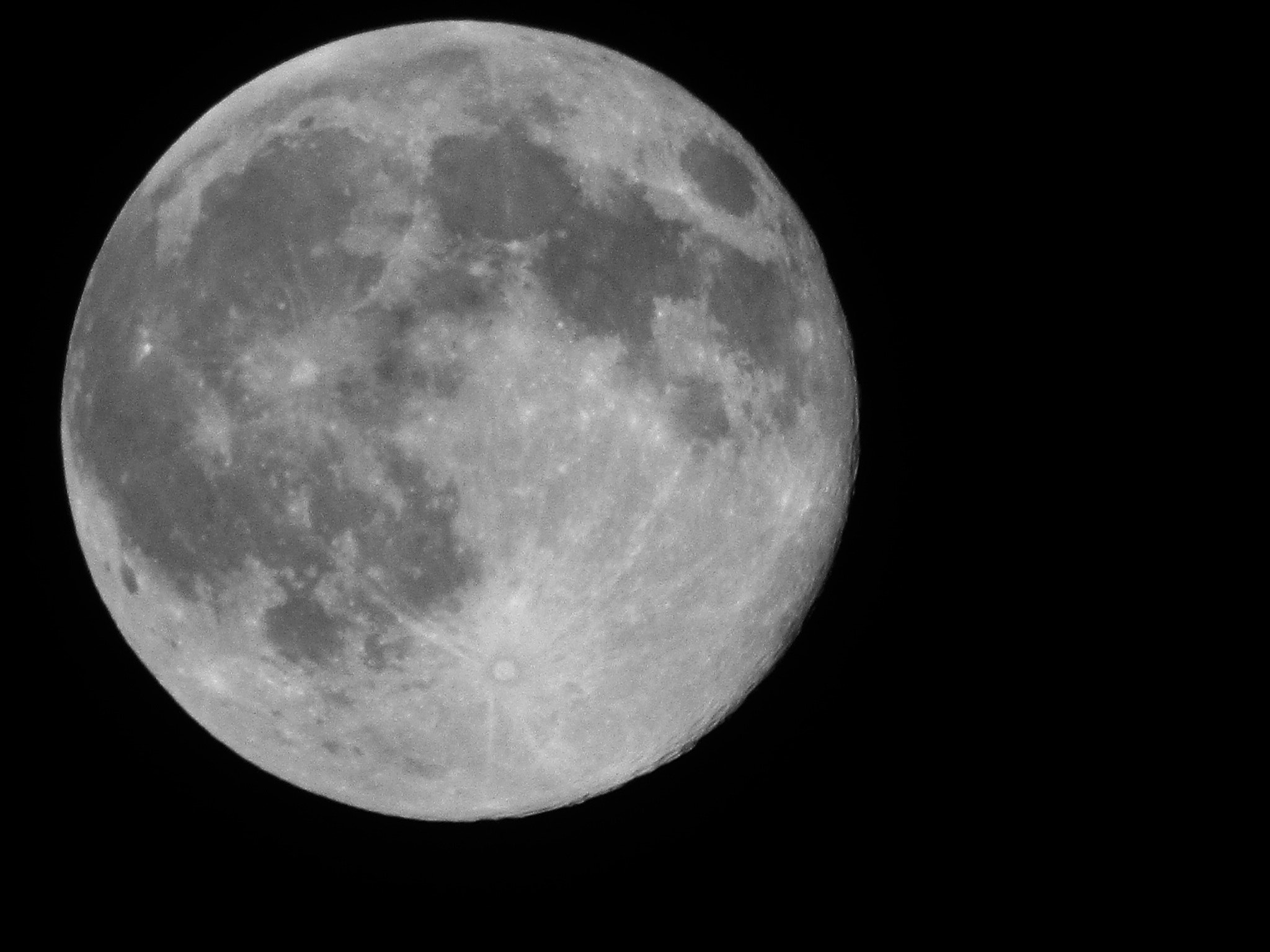Canon PowerShot SX420 IS sample photo. Full moon photography