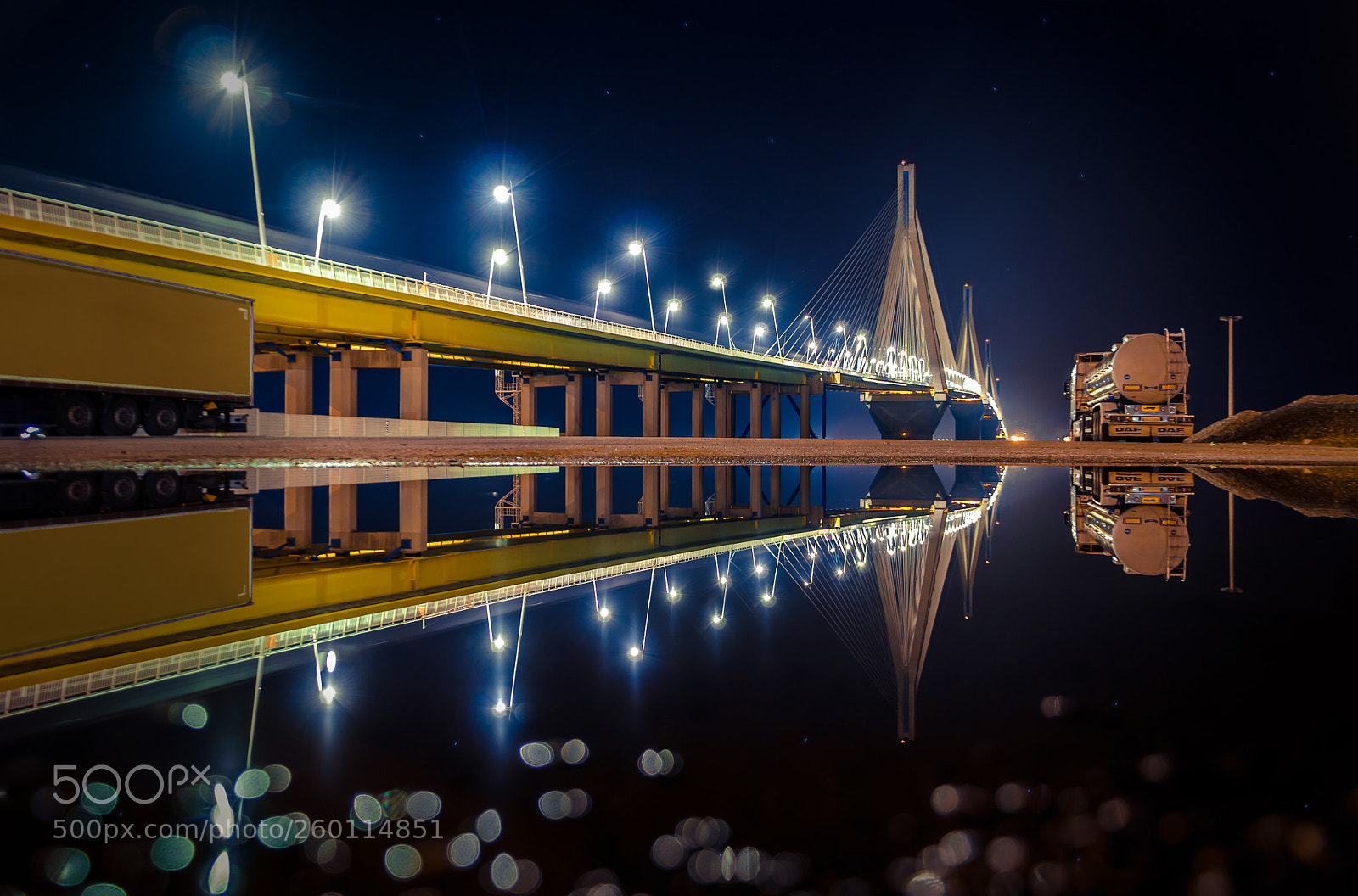 Nikon D7000 sample photo. Bridge reflections photography