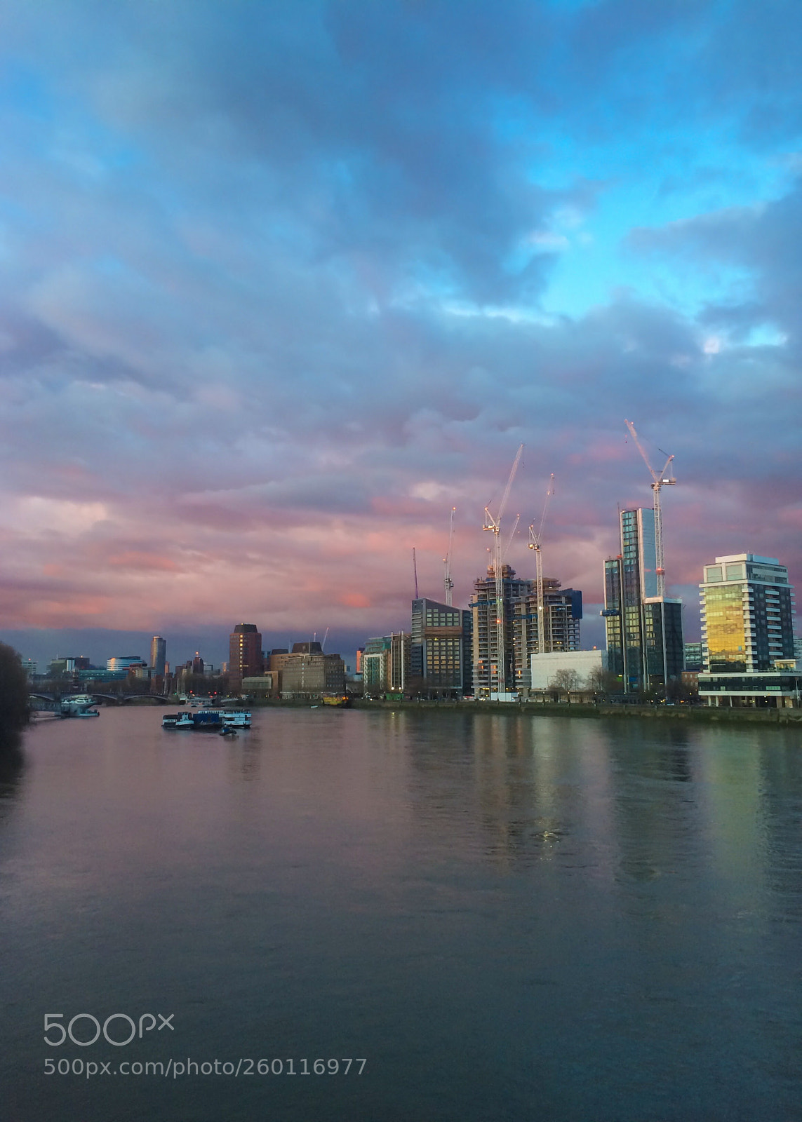 Apple iPhone 5s sample photo. Vauxhall at sunset photography