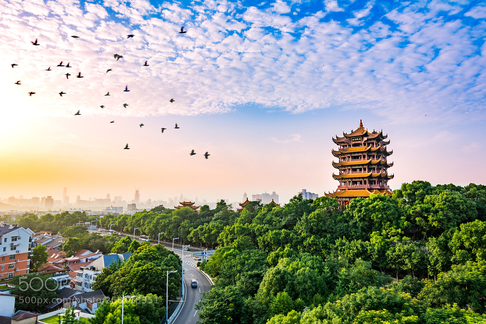 Nikon D7100 sample photo. The yellow crane tower photography