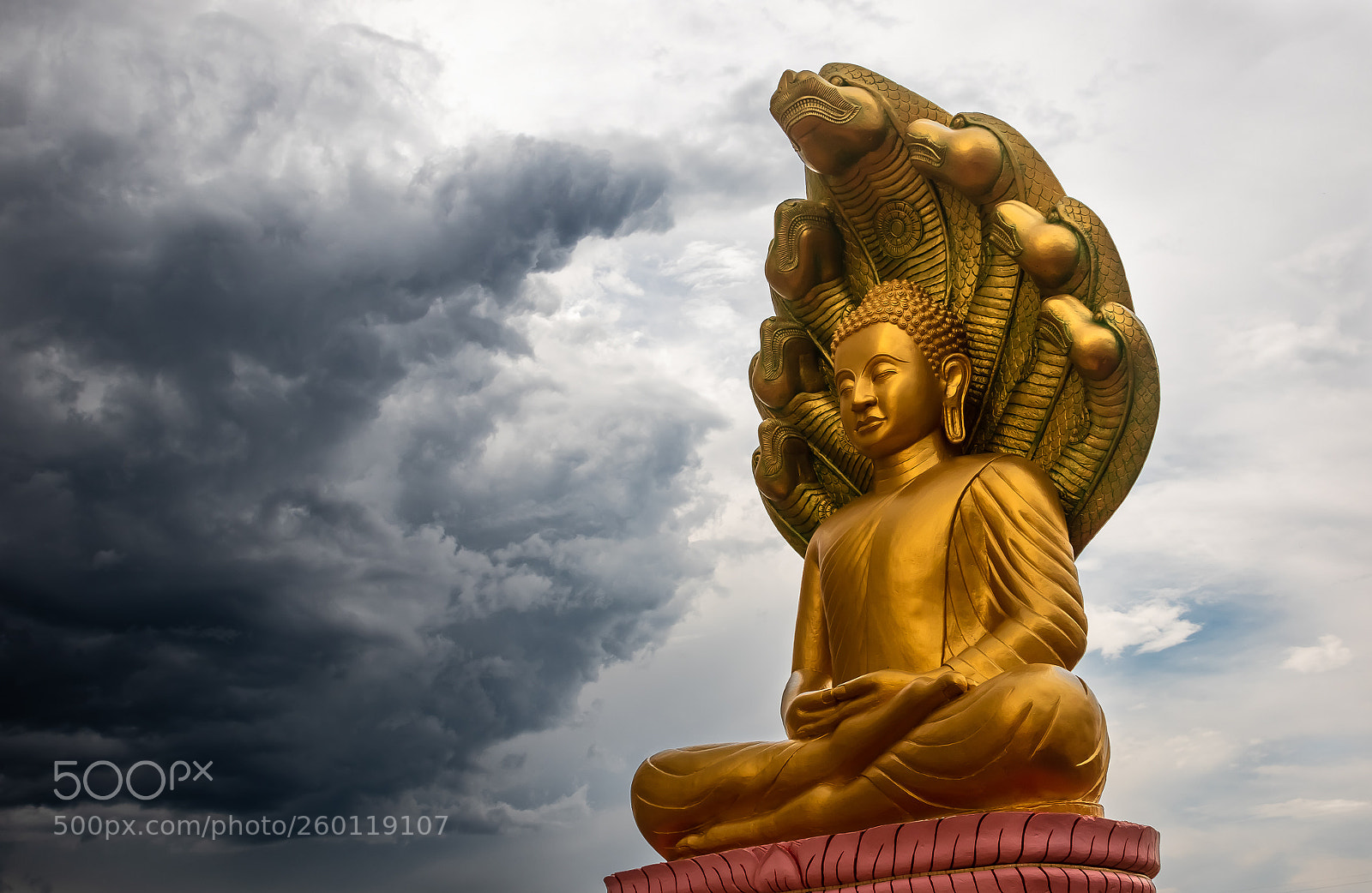 Canon EOS 7D Mark II sample photo. Buddha facing the storm. photography