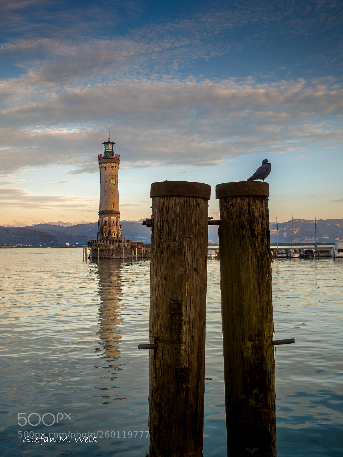 Olympus OM-D E-M10 sample photo. Lindau harbour photography