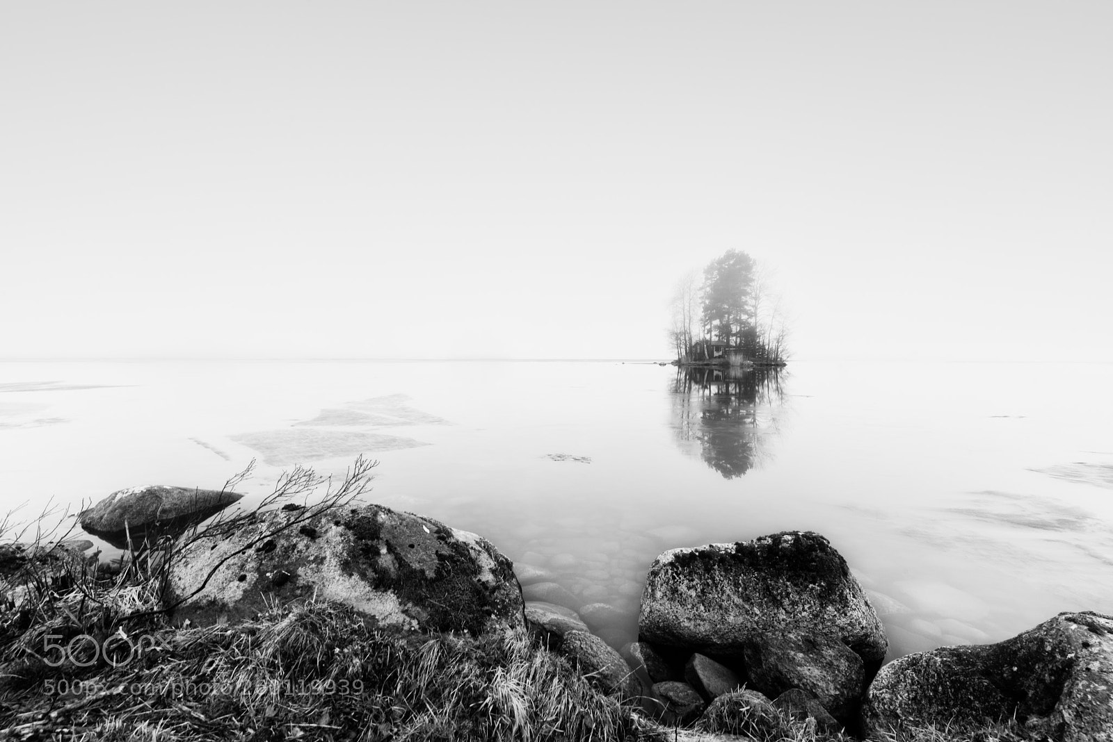 Nikon D750 sample photo. Foggy island photography