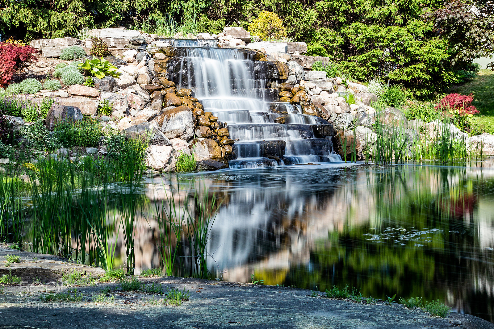 Canon EOS 6D sample photo. Whispering waterfall photography