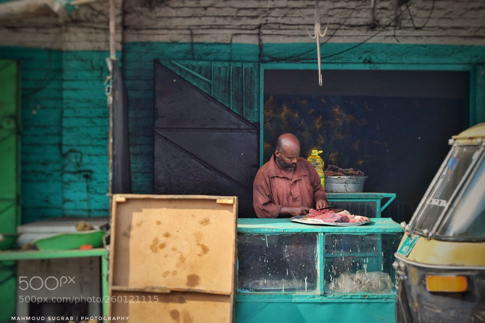 Nikon D5300 sample photo. Street meat seller photography