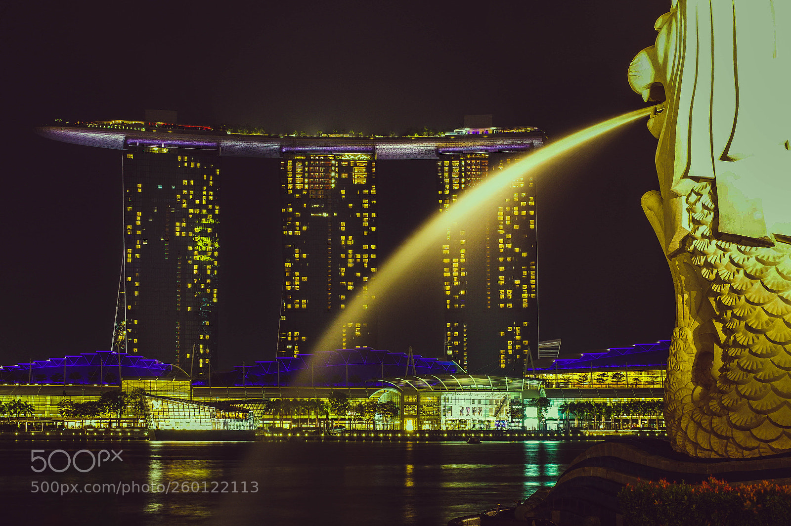 Pentax K-3 sample photo. Singapore, merlion - marina photography