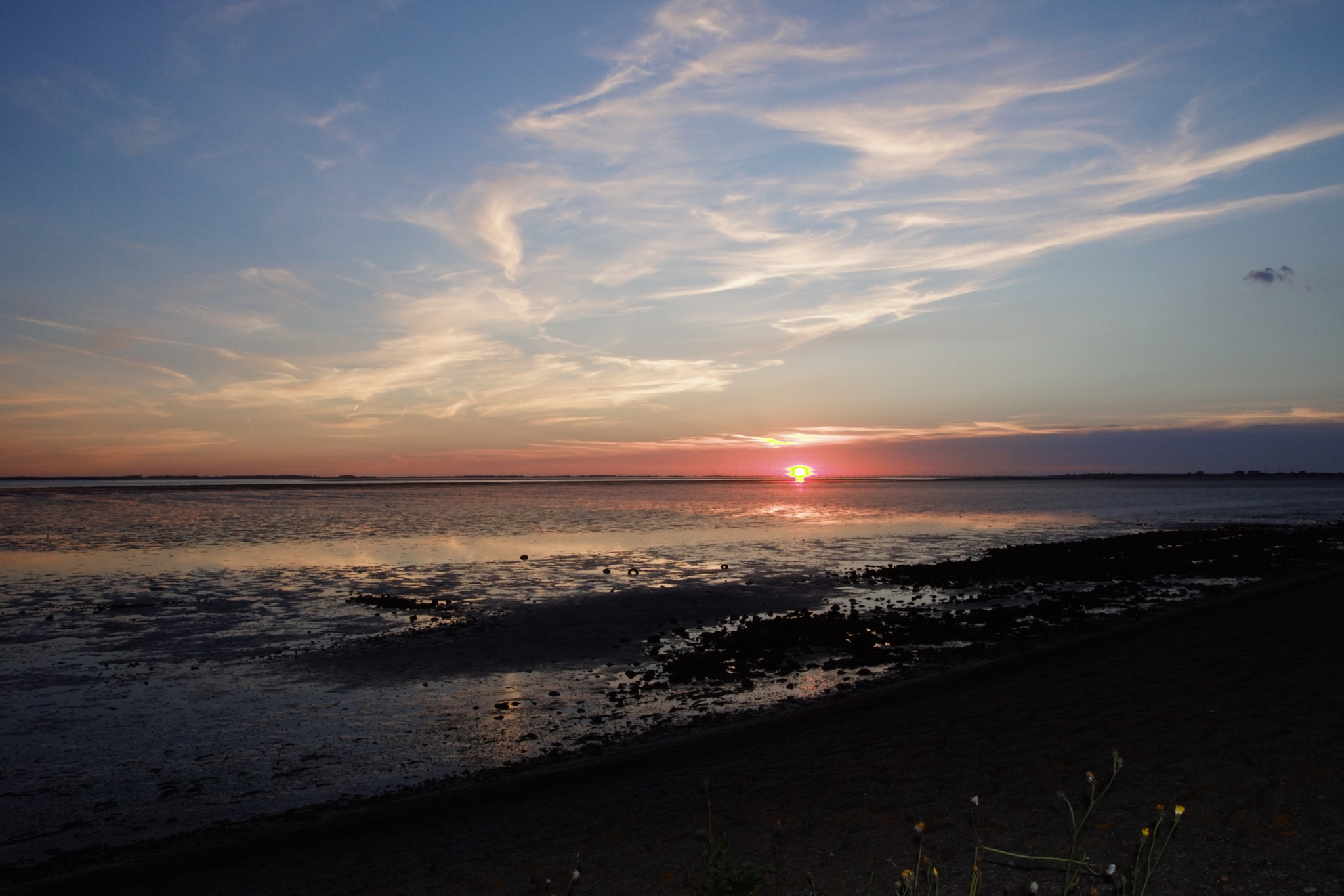 Sony SLT-A68 sample photo. Zonsondergang oosterschelde photography