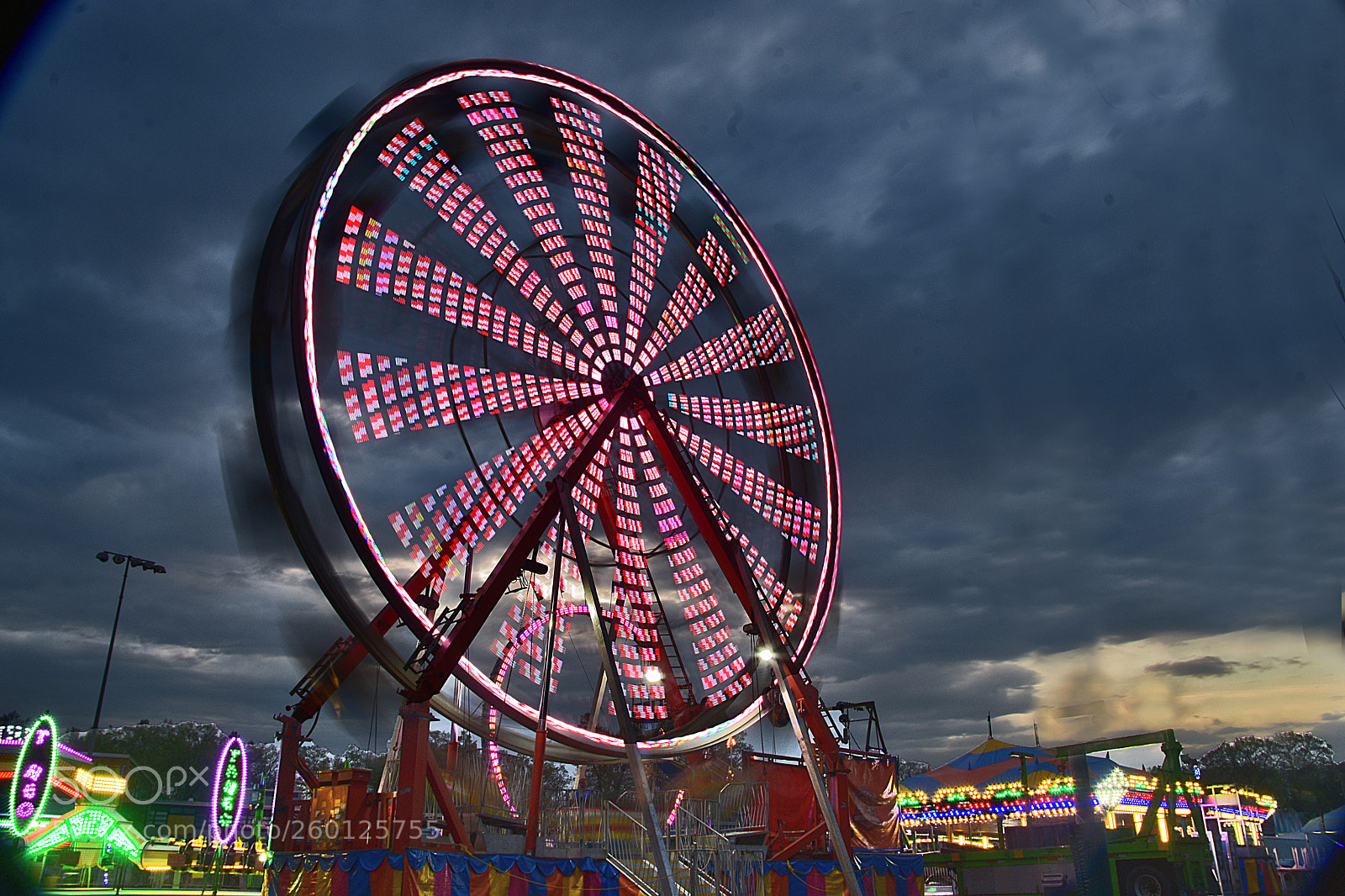 Nikon D3400 sample photo. Ferris wheel in motion photography