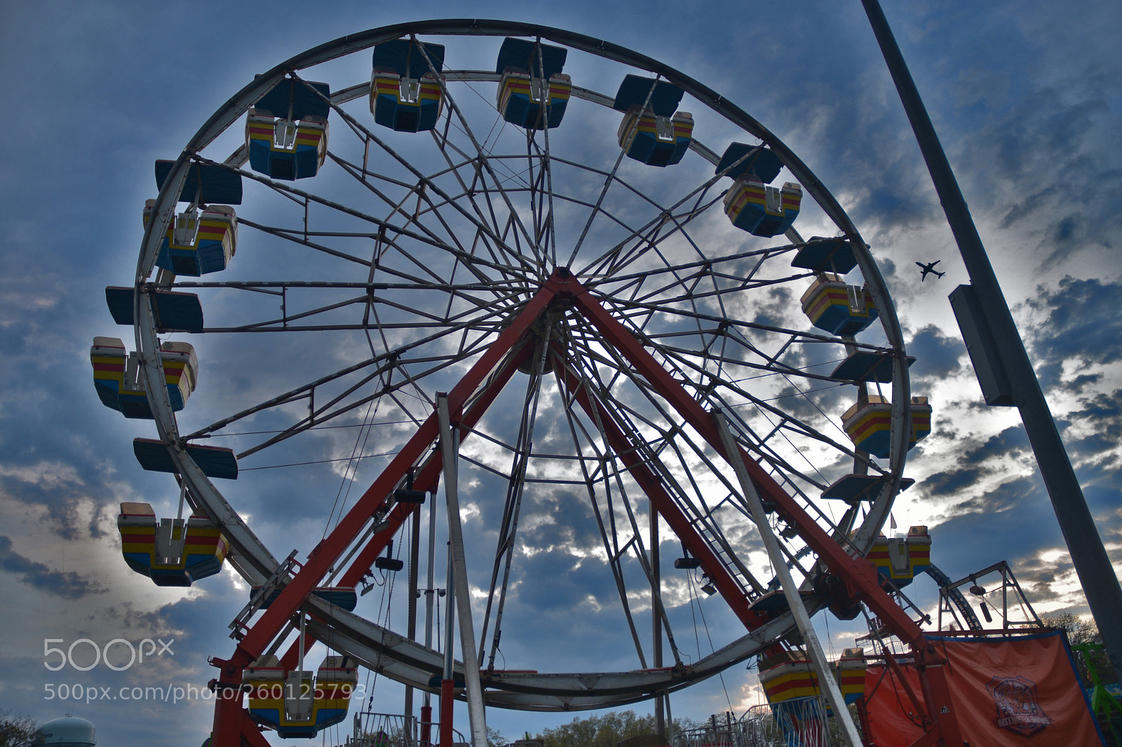 Nikon D3400 sample photo. Ferris wheel and air photography