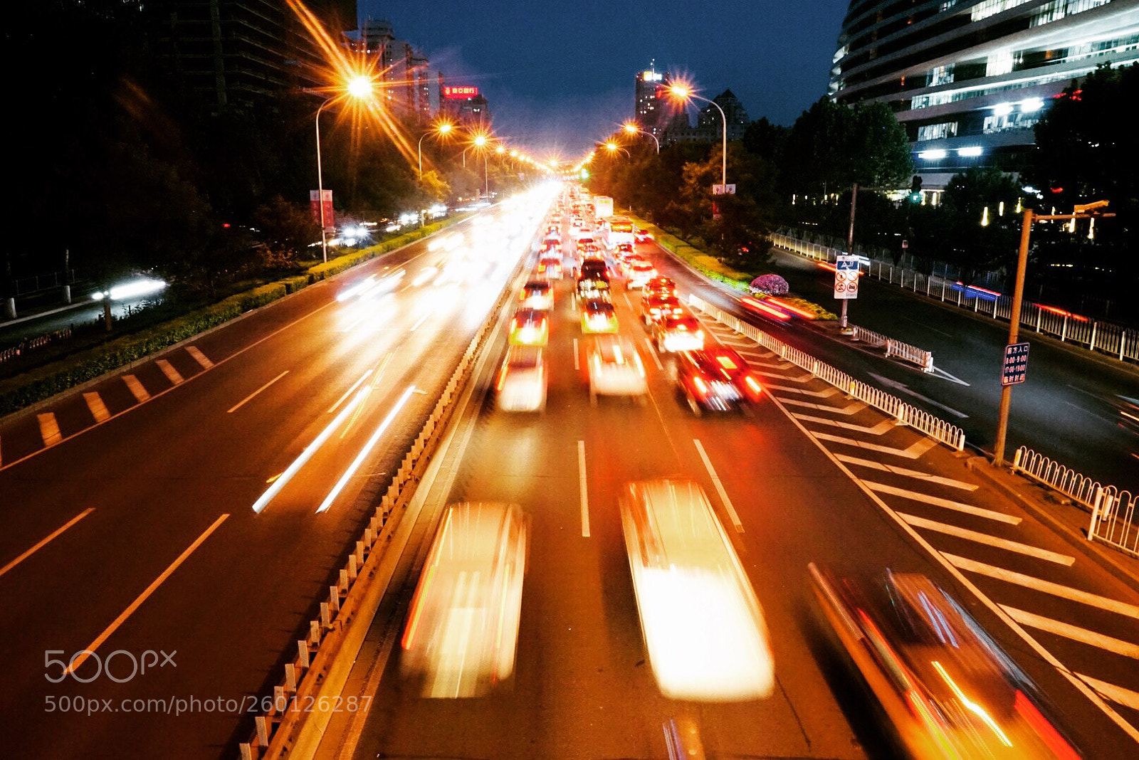 Sony a7 II sample photo. Beijing night lights  photography