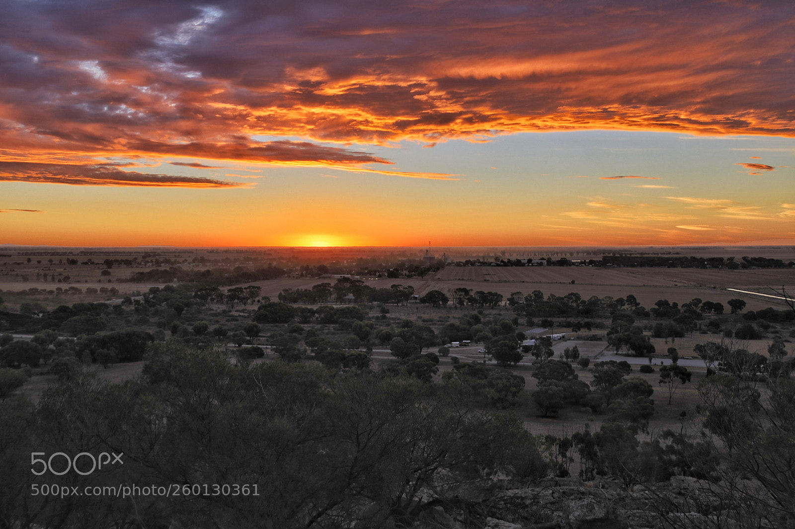 Canon EOS 80D sample photo. Sunset across the mallee photography