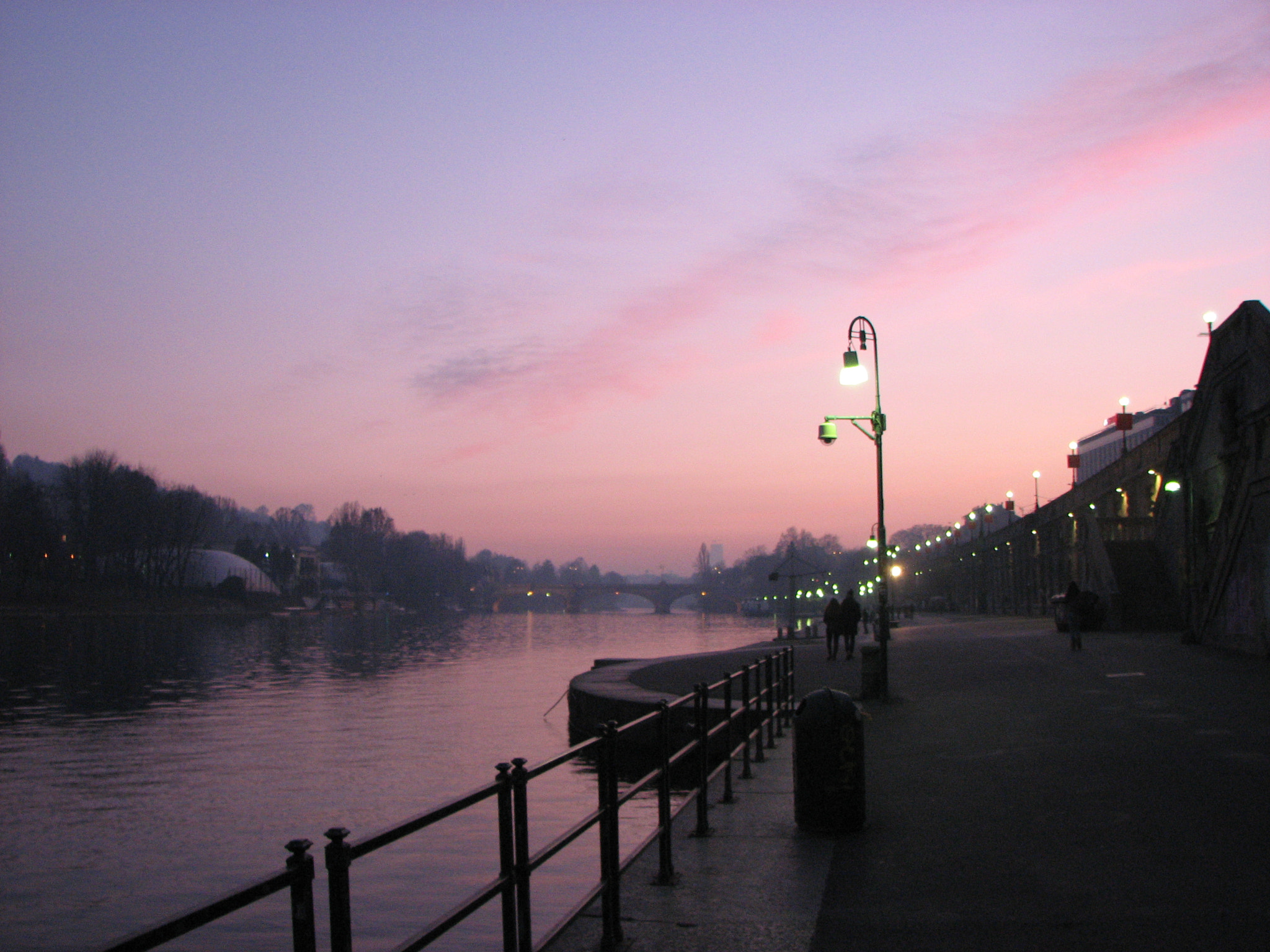 Canon POWERSHOT S3 IS sample photo. Tramonto ai murazzi (to) photography
