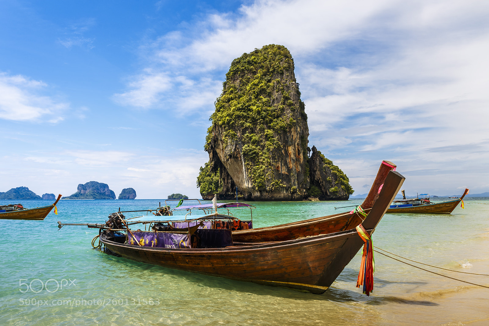 Canon EOS 6D sample photo. Long-tail boat at railay photography