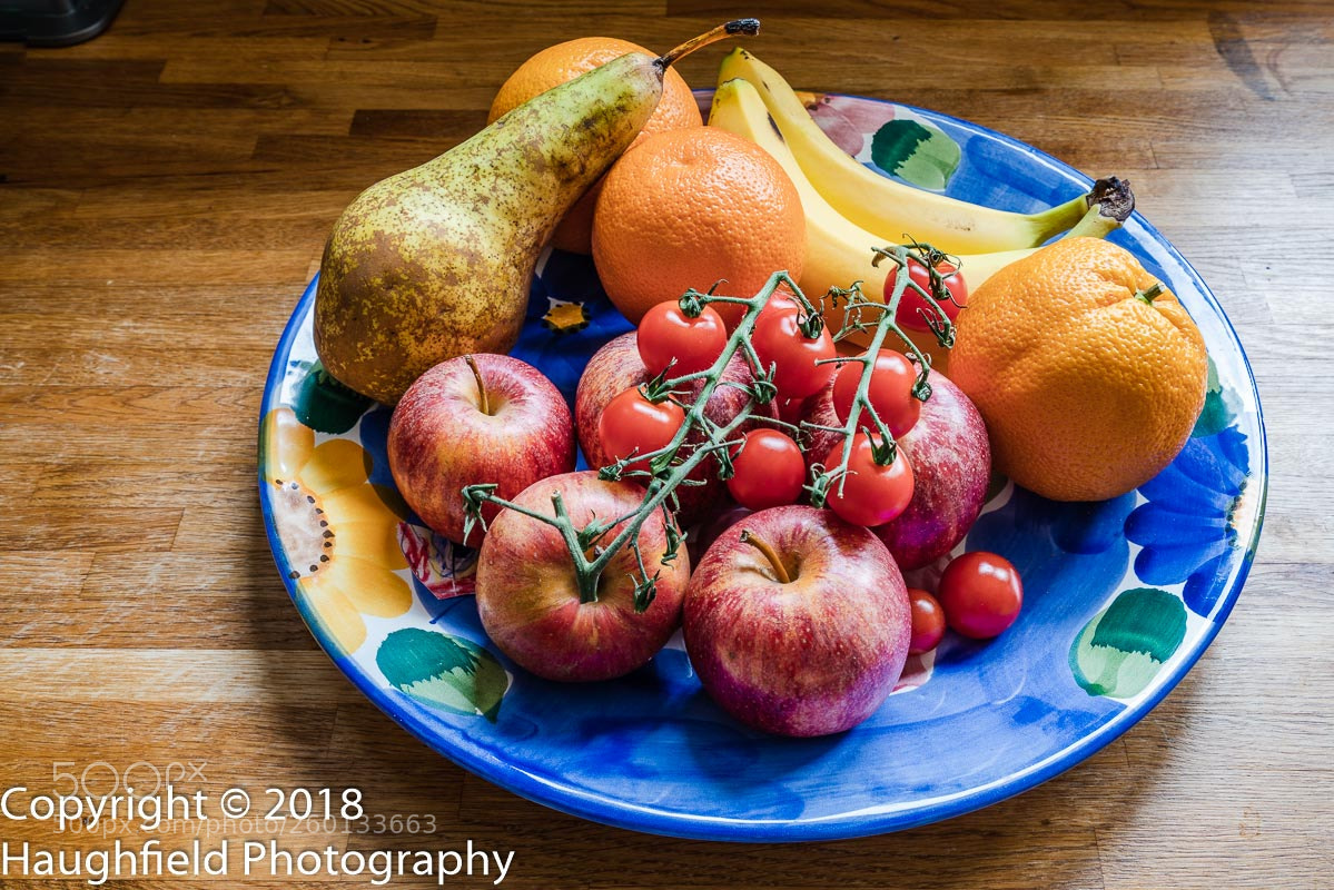 Sony a7R III sample photo. Bowl of fruit photography